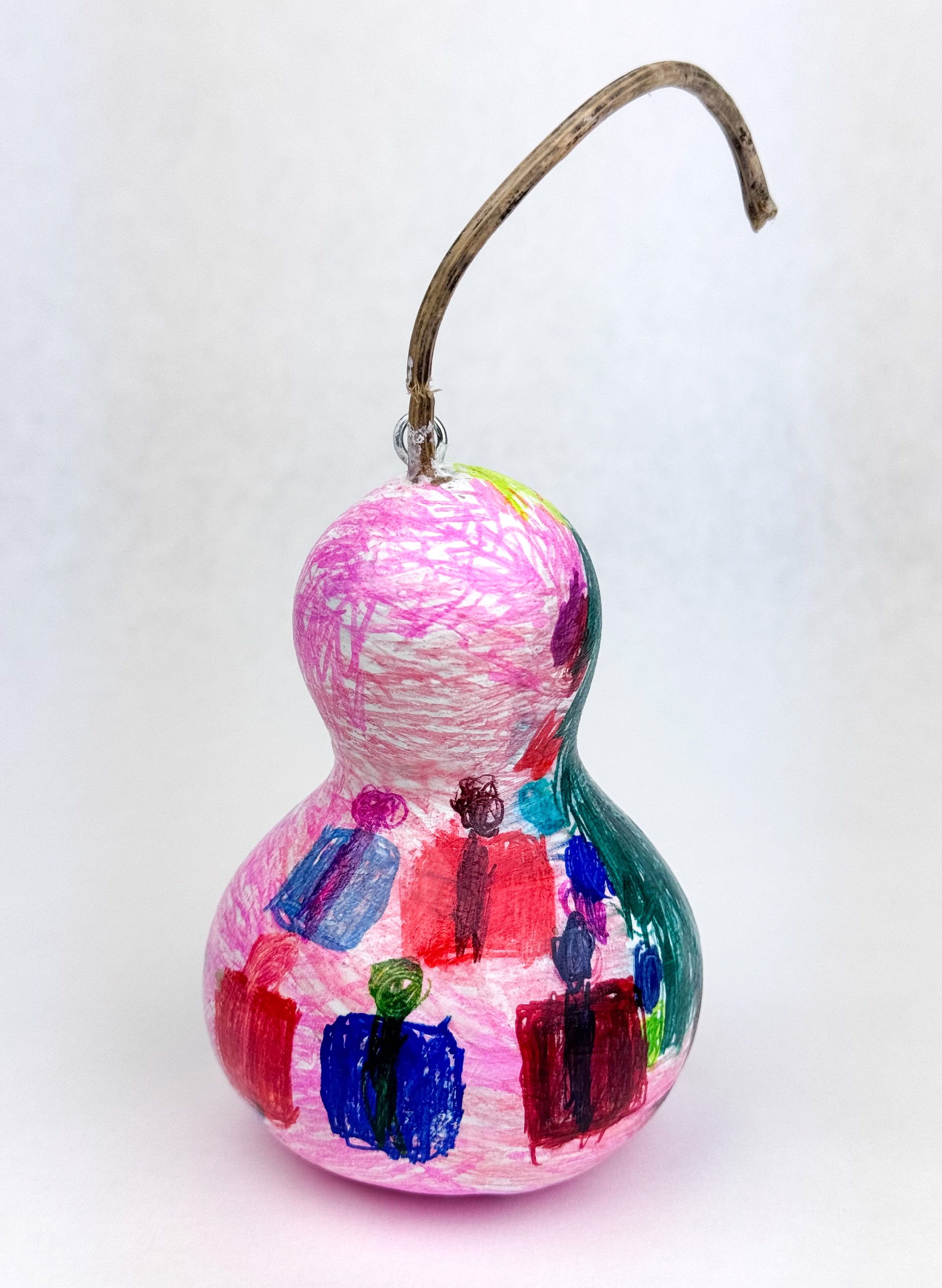 Christmas in a Pink Room (ornament) by Michael Haynes