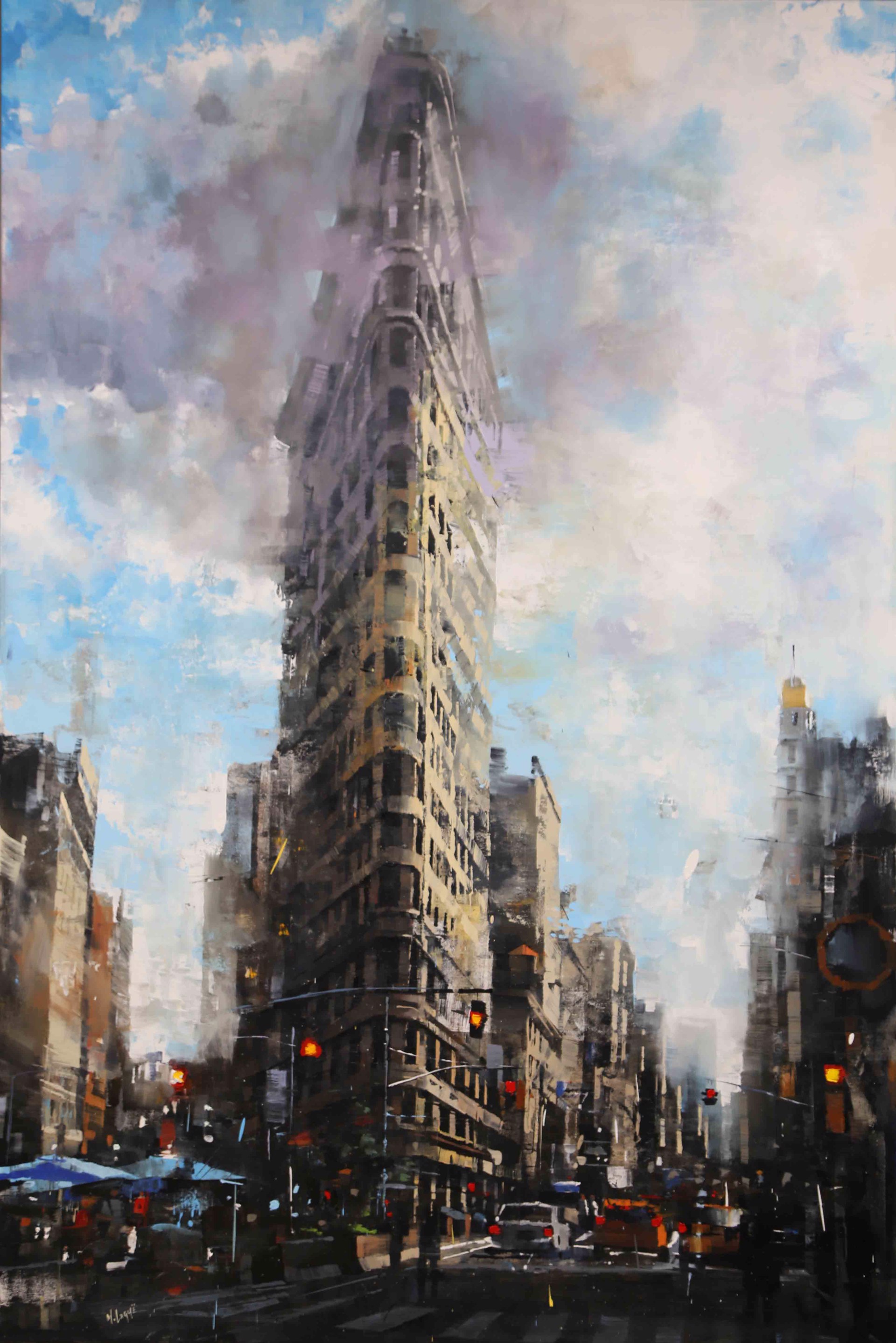 Flatiron in July (SOLD) by MARK LAGUE