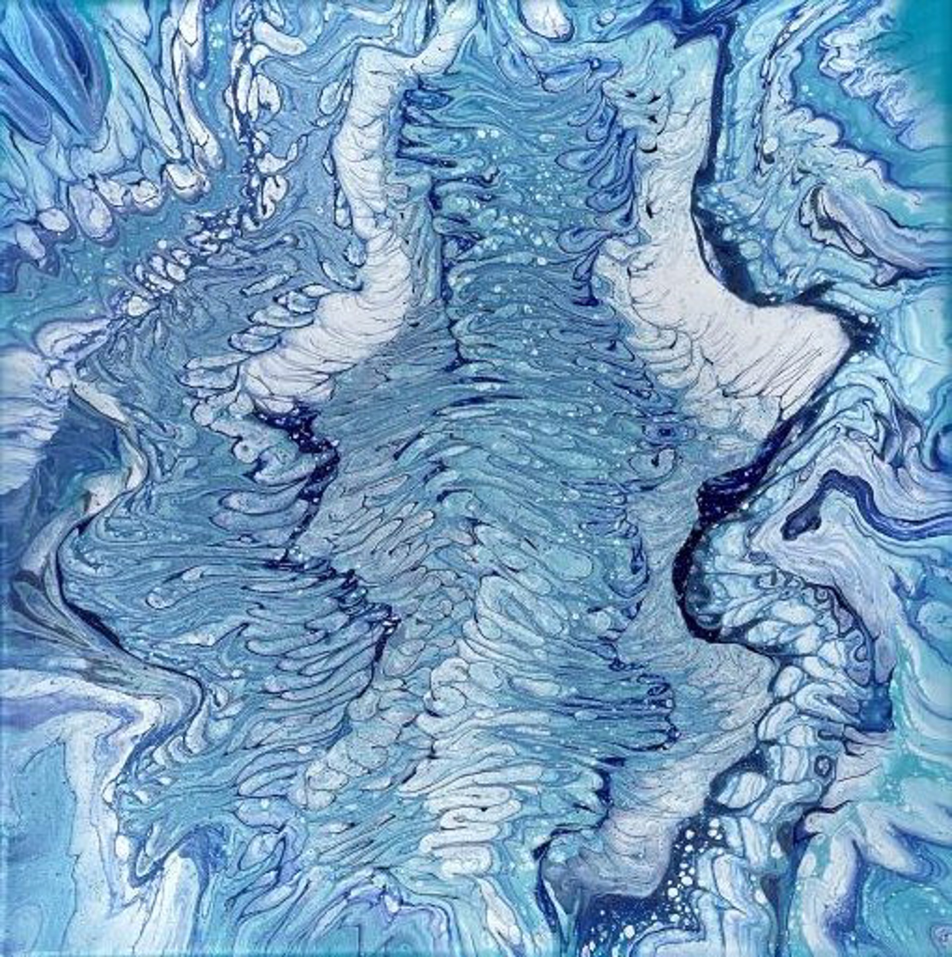 Ice Cutter Wake 1 by Michael Harper