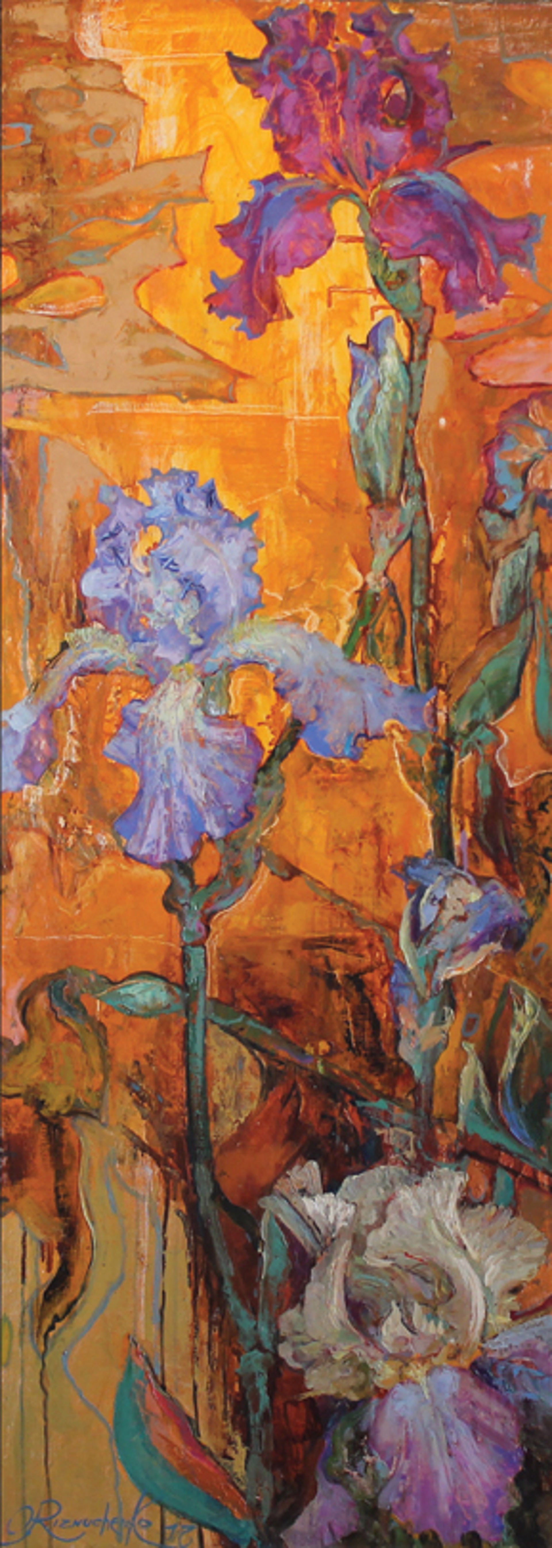 Irises by Aleksandr Reznichenko