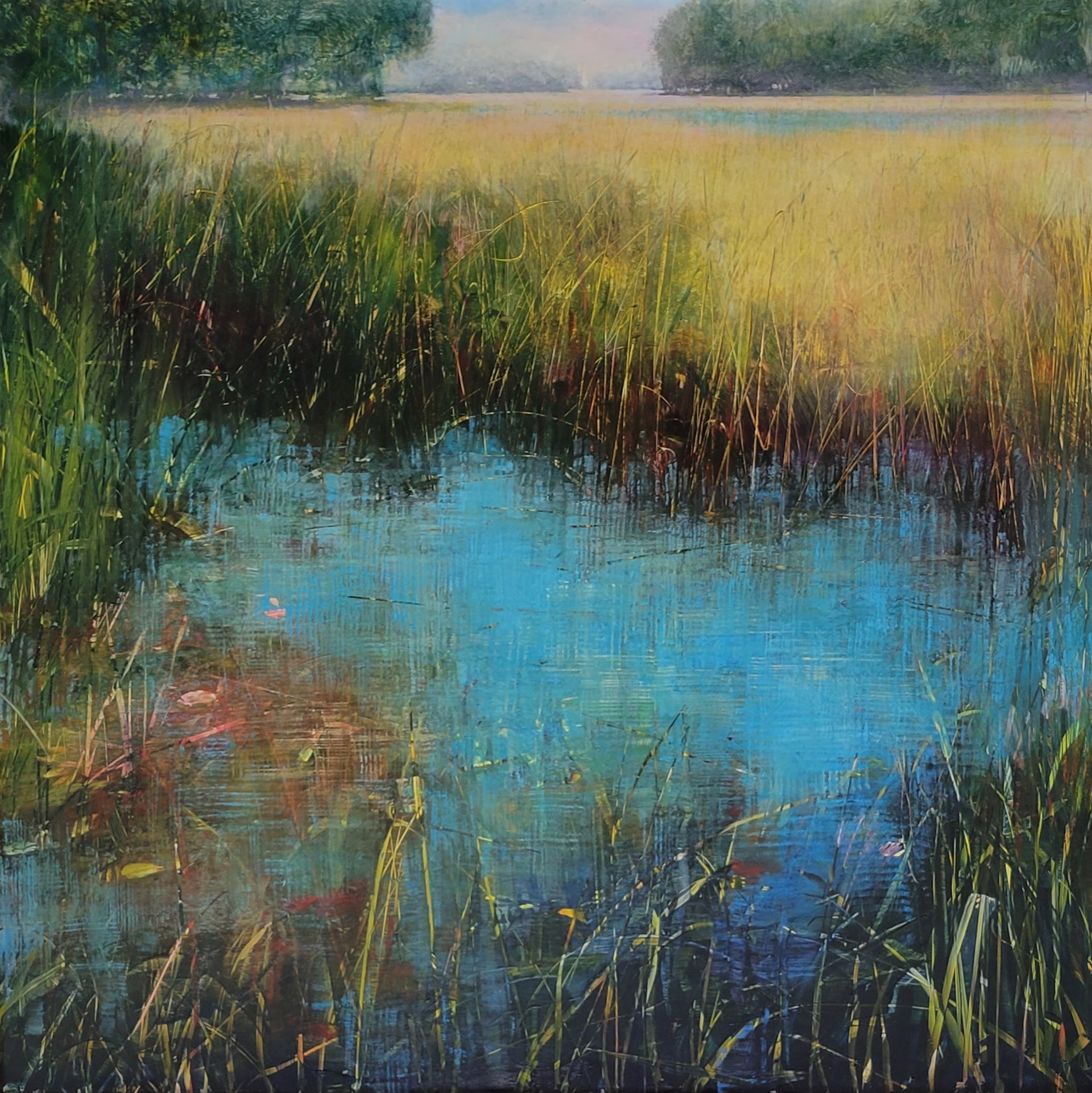 Into an Azure Pond by David Dunlop
