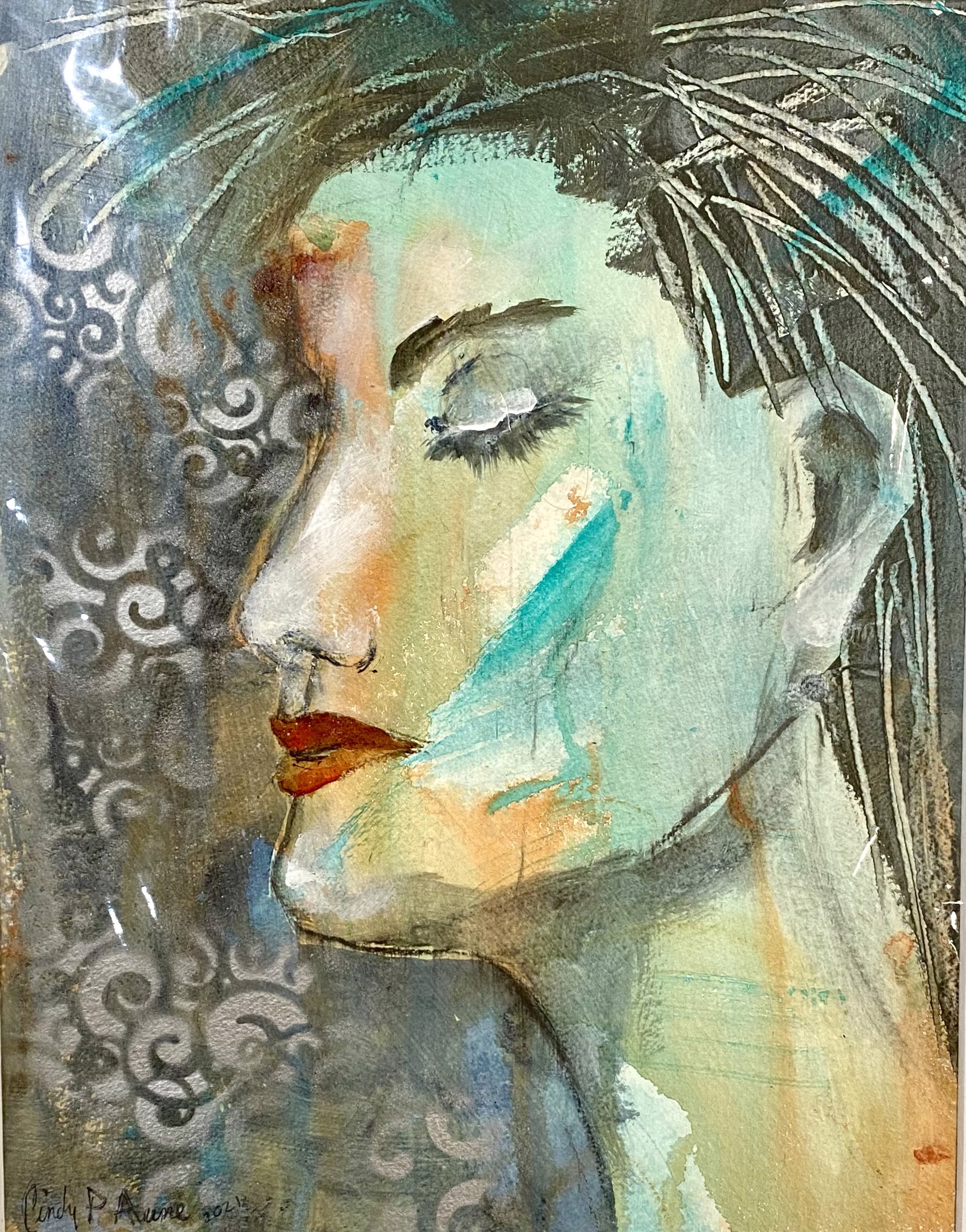 Faces #3 by Cindy Aune