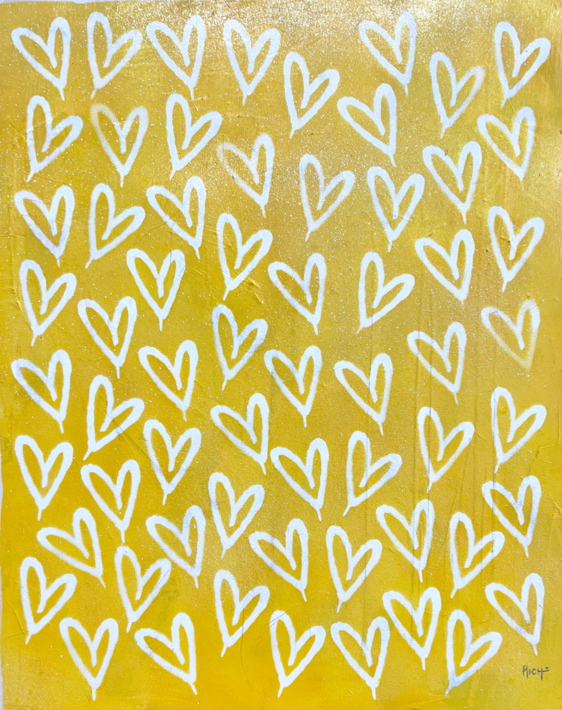Yellow Diamond Dust by Anthony Ricciardi