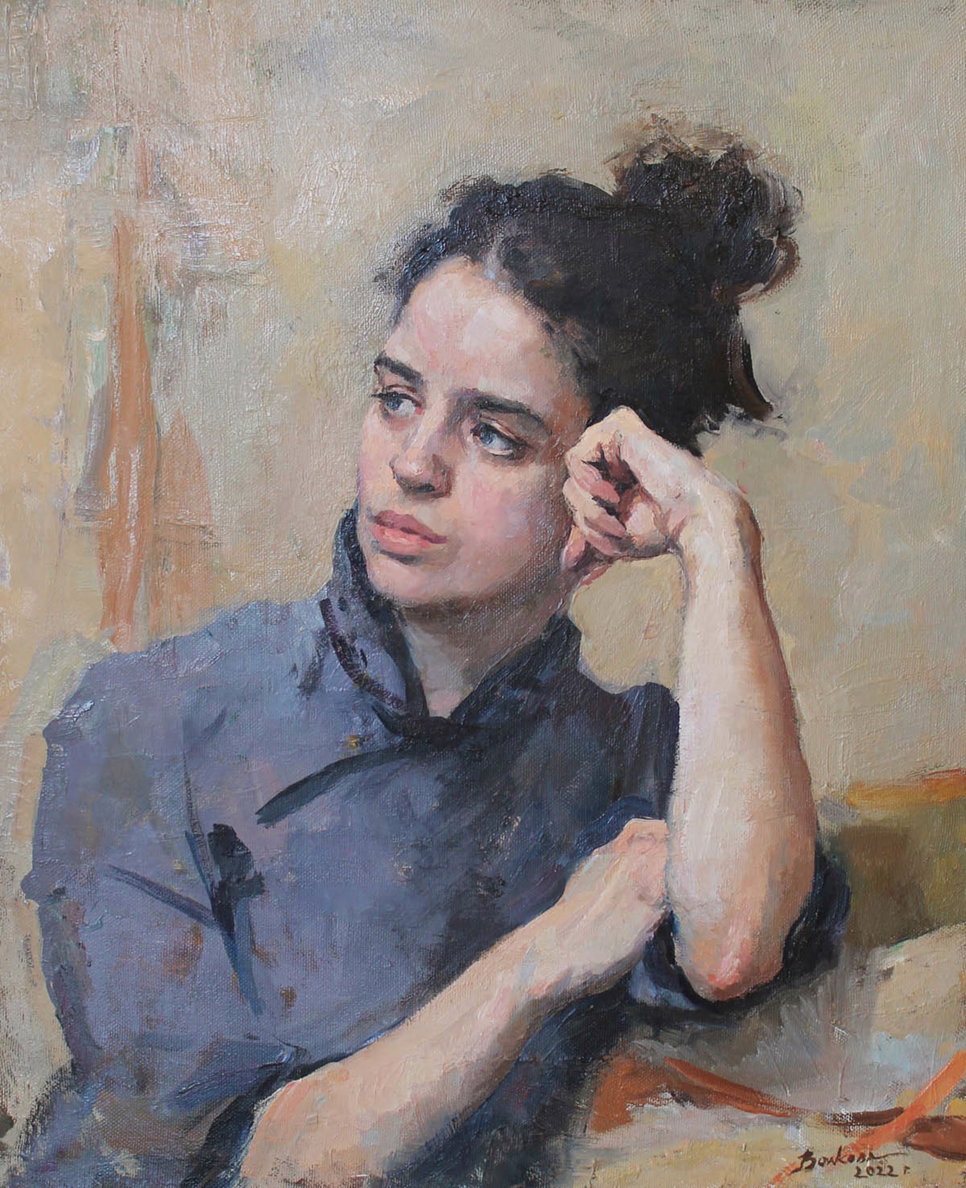 Portrait of Alla by Olga Volkova