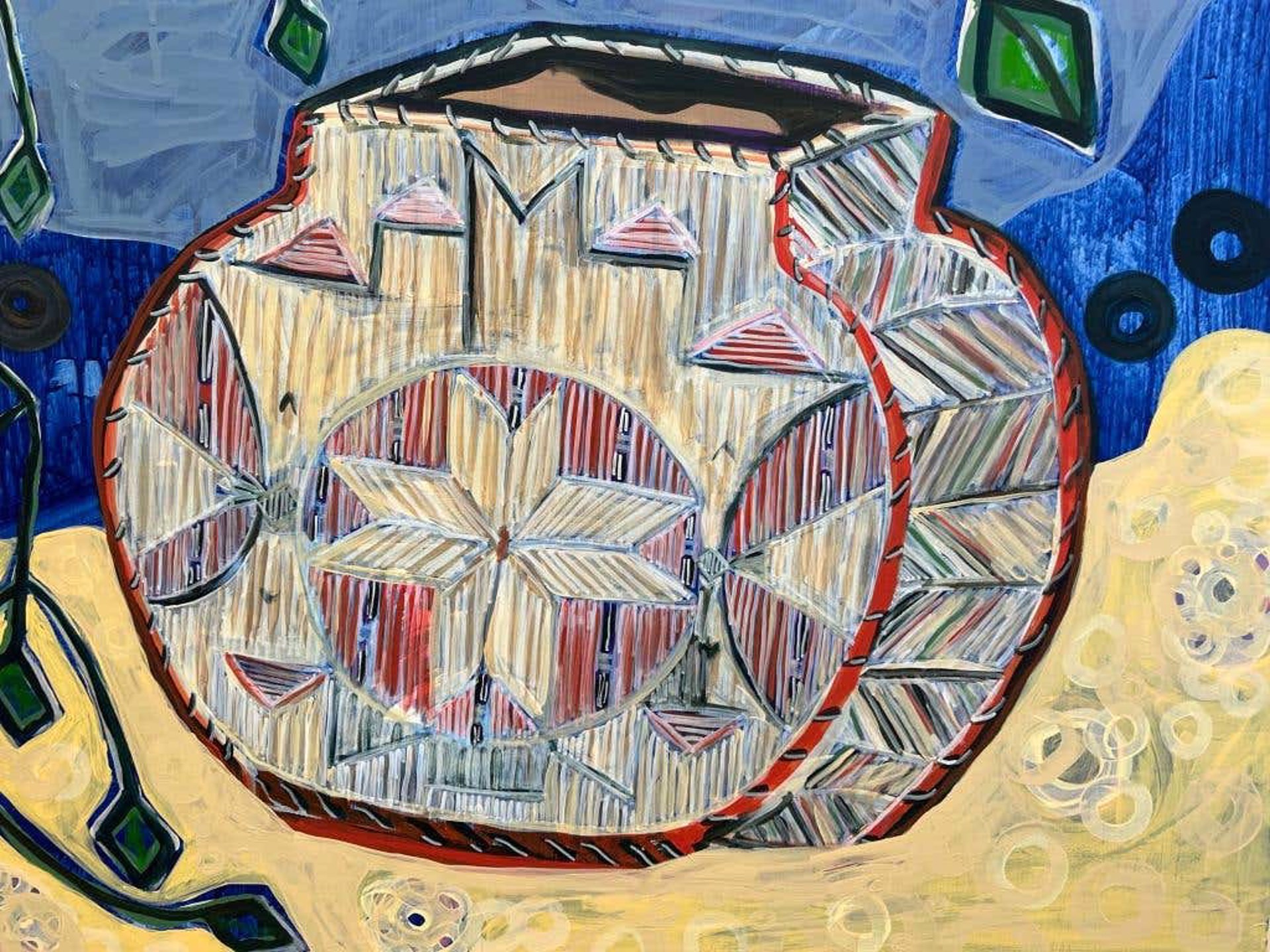 Porcupine Basket by Melanie A. Yazzie