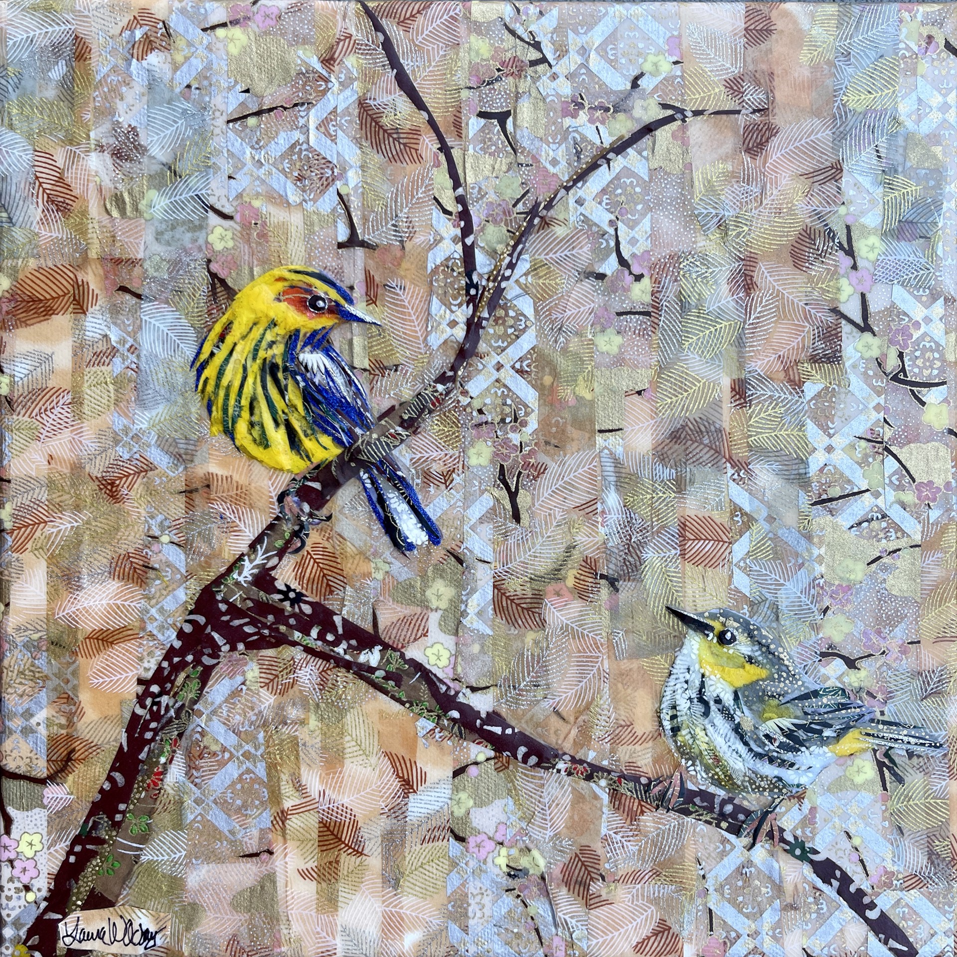 Cape May Warblers - SOLD! by Laura Adams