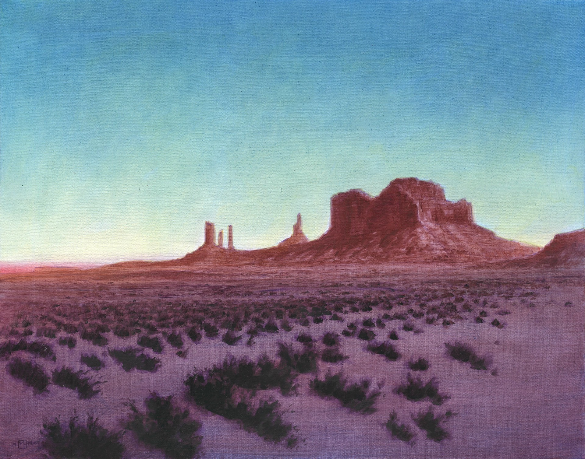 Desert Daybreak by Mark Harrison