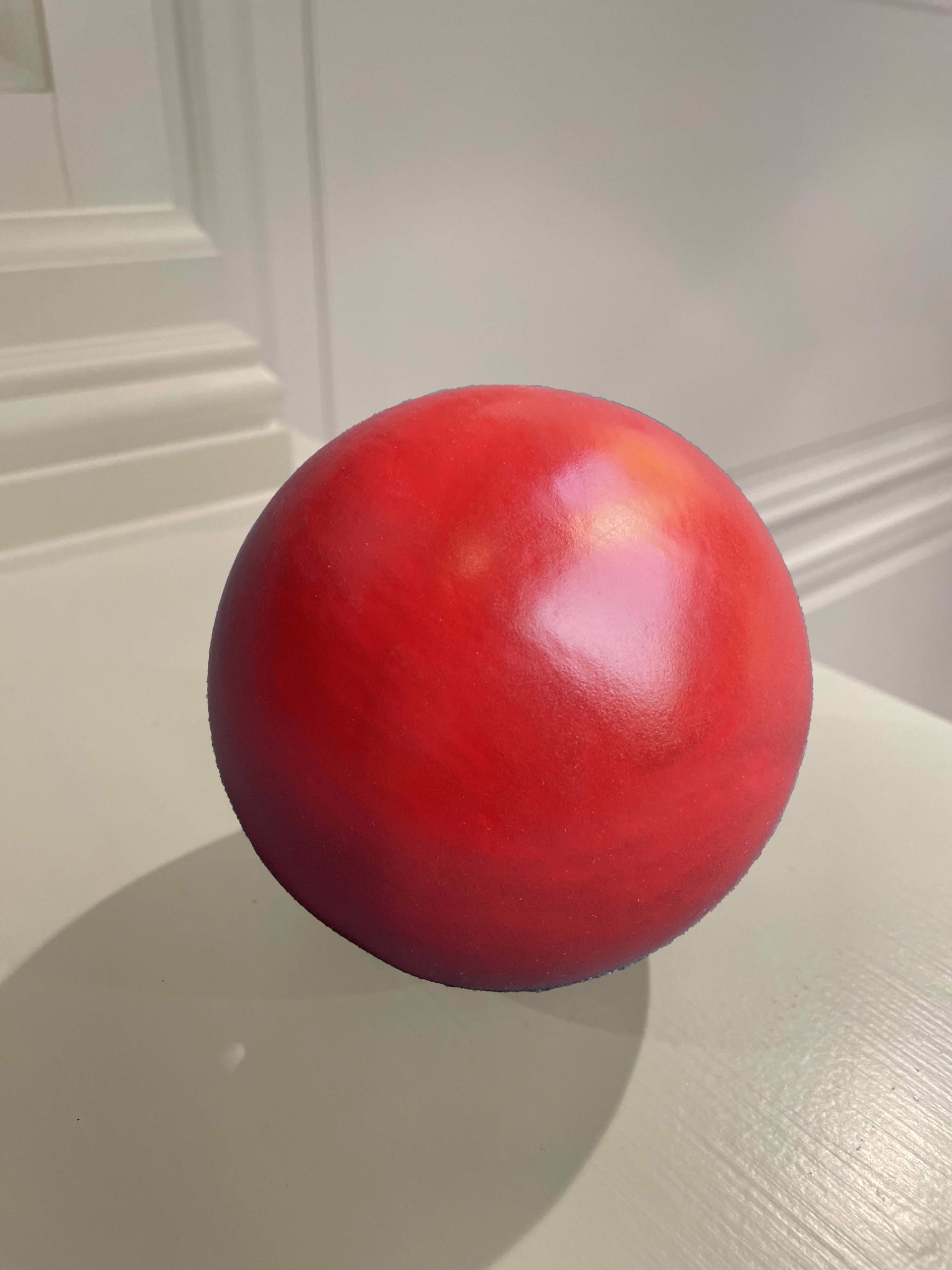 Ceramic Ball, Red Matte 02 by Kaiser Suidan