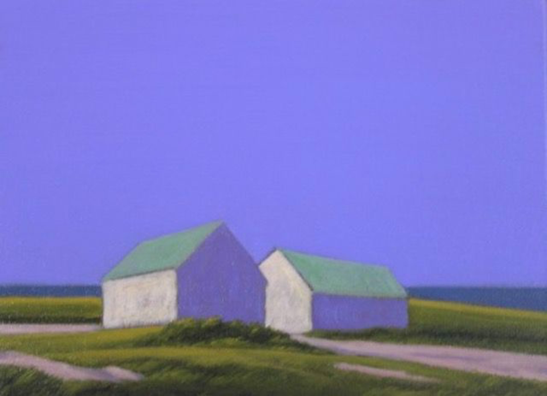 Summer Sea Barns by Michael Hartwig