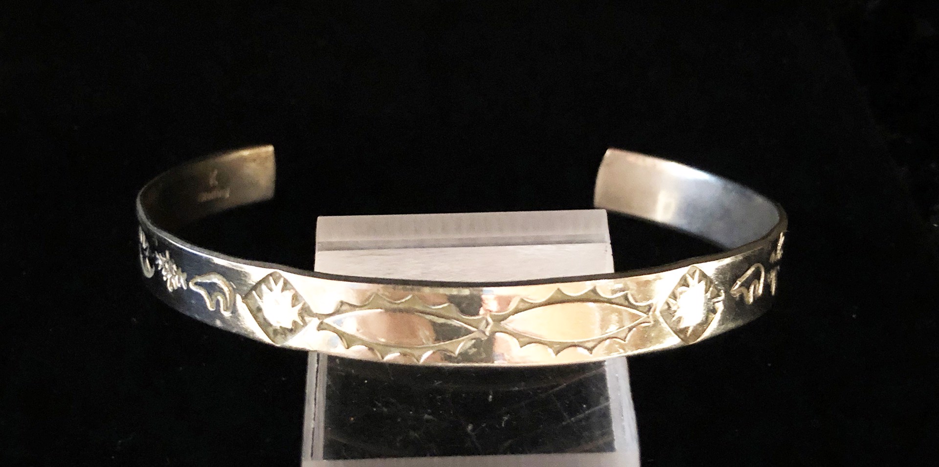 bracelet 3: Navajo Sterling Silver Cuff