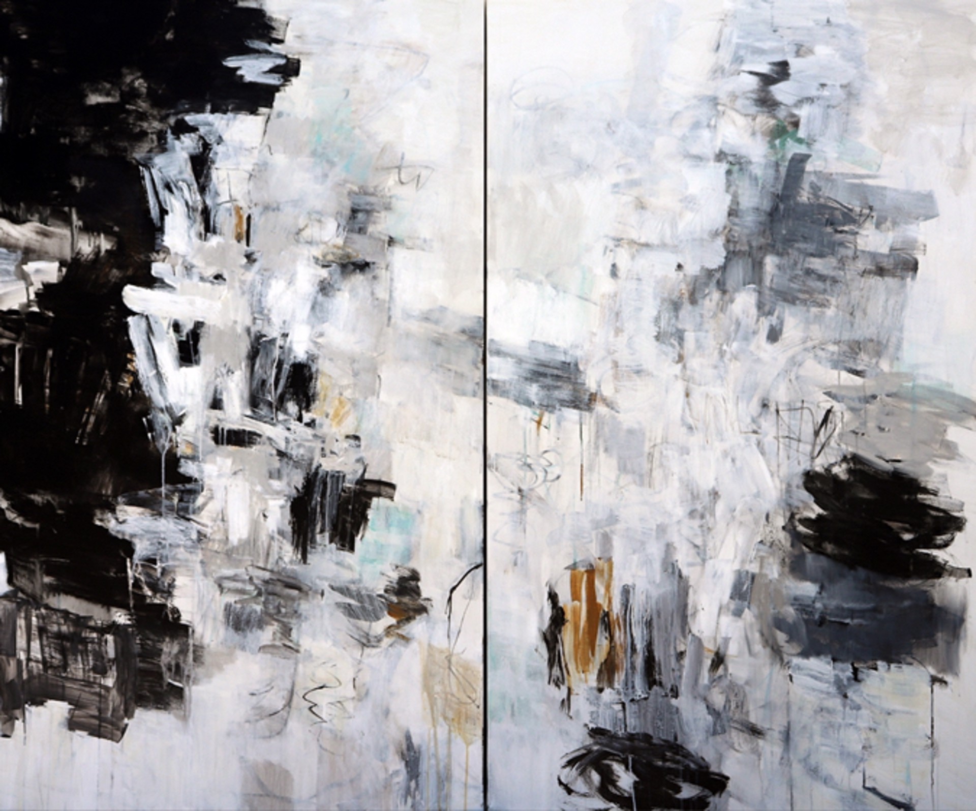Equipoise Diptych by Julie Schumer
