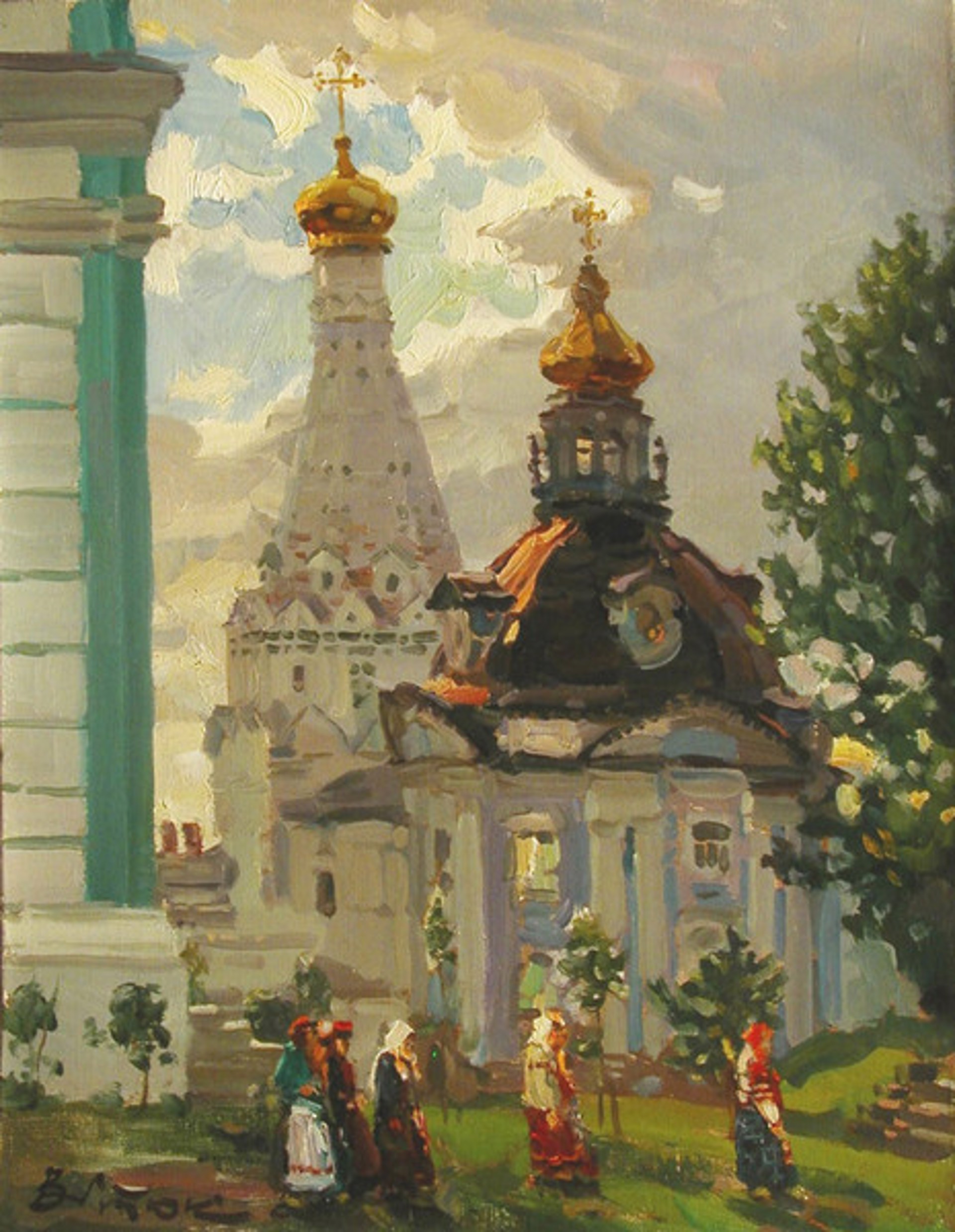 Pilgrims,Sergiev Posad by Ivan Vityuk