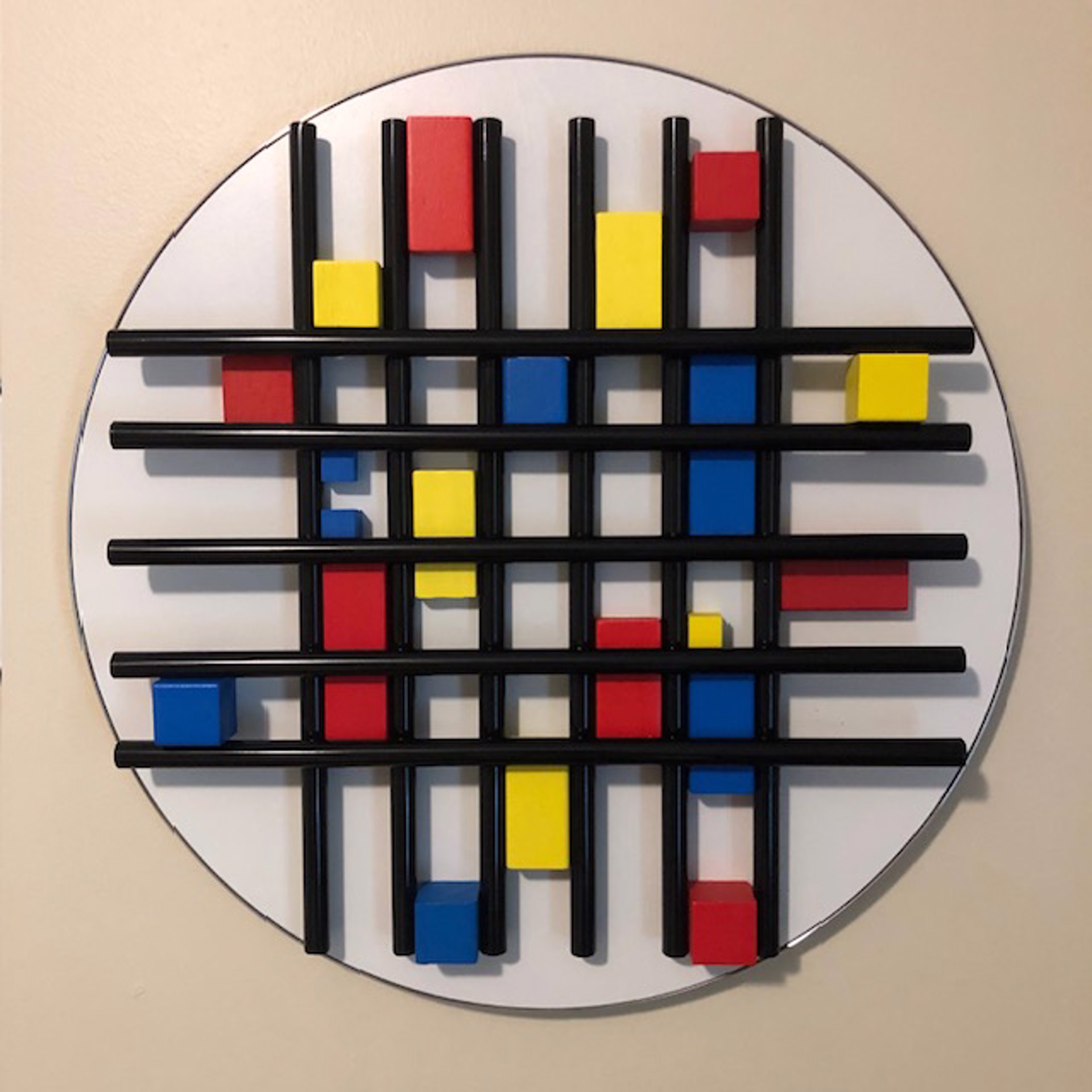 Round Mondrians by Joel Reines