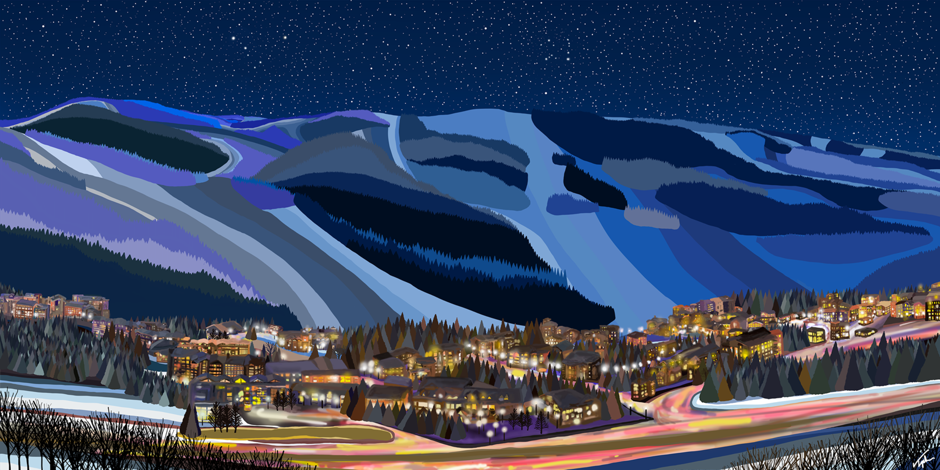 Vail Lights by Topher Straus