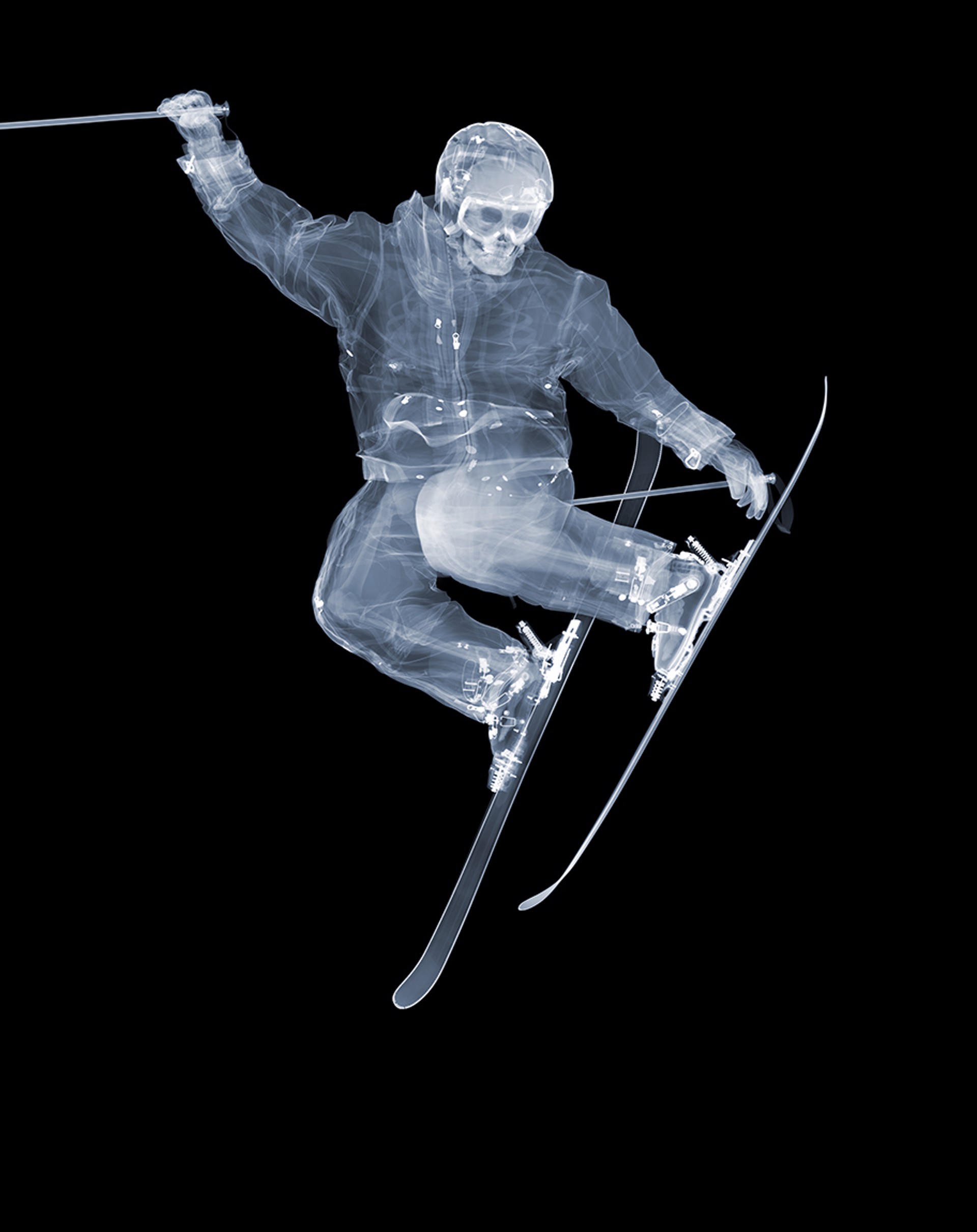 Skier by Nick Veasey