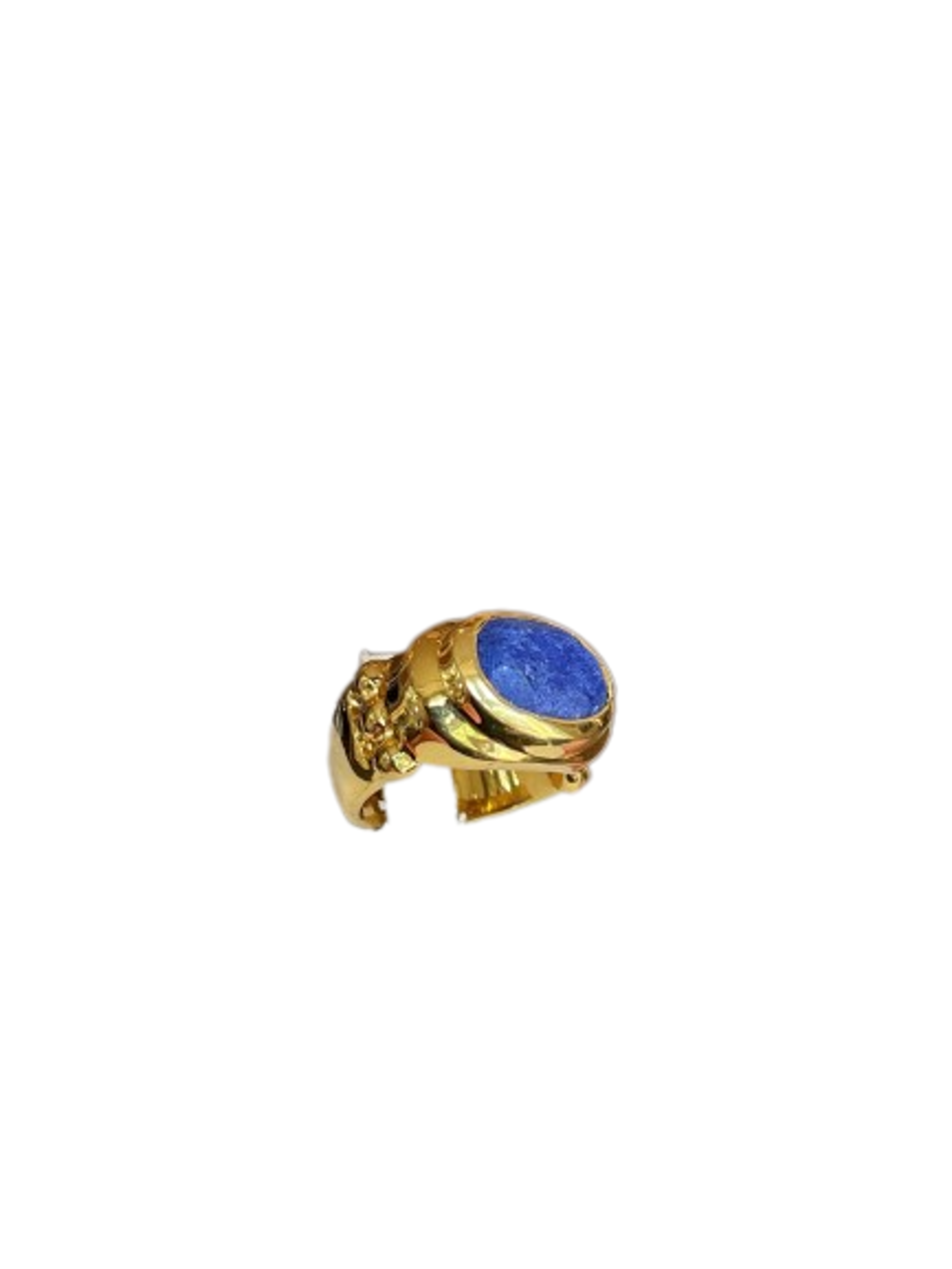 Lapis Signet Ring by J.Catma