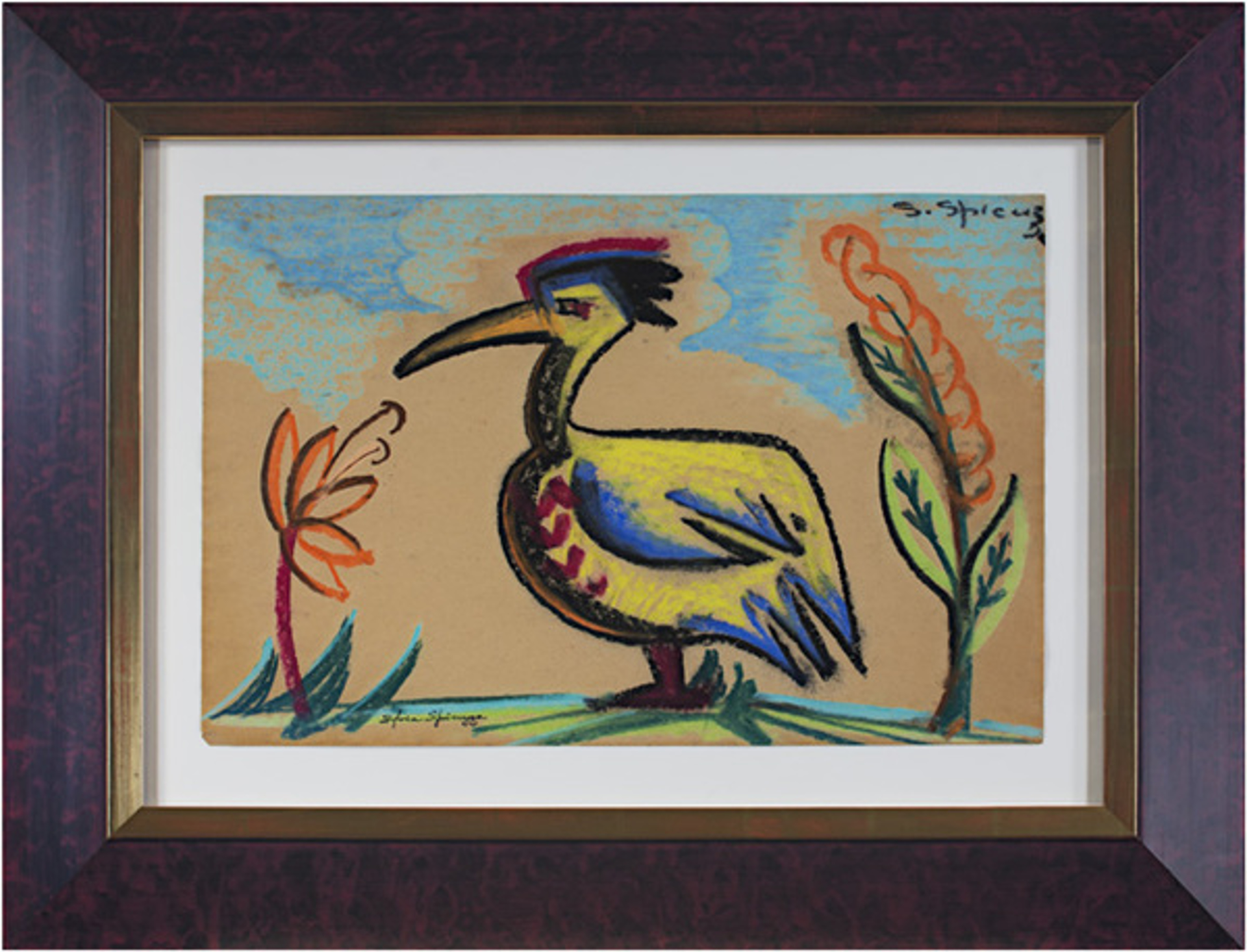 Long Beaked Bird by Sylvia Spicuzza