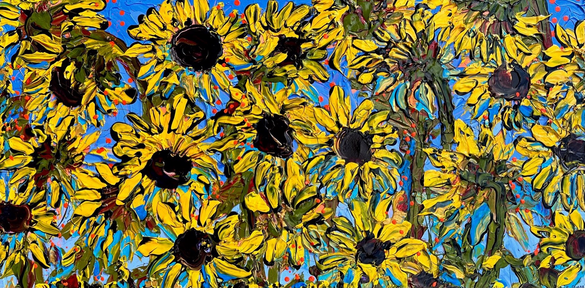 Santa Fe Sunflowers by Sue Averell