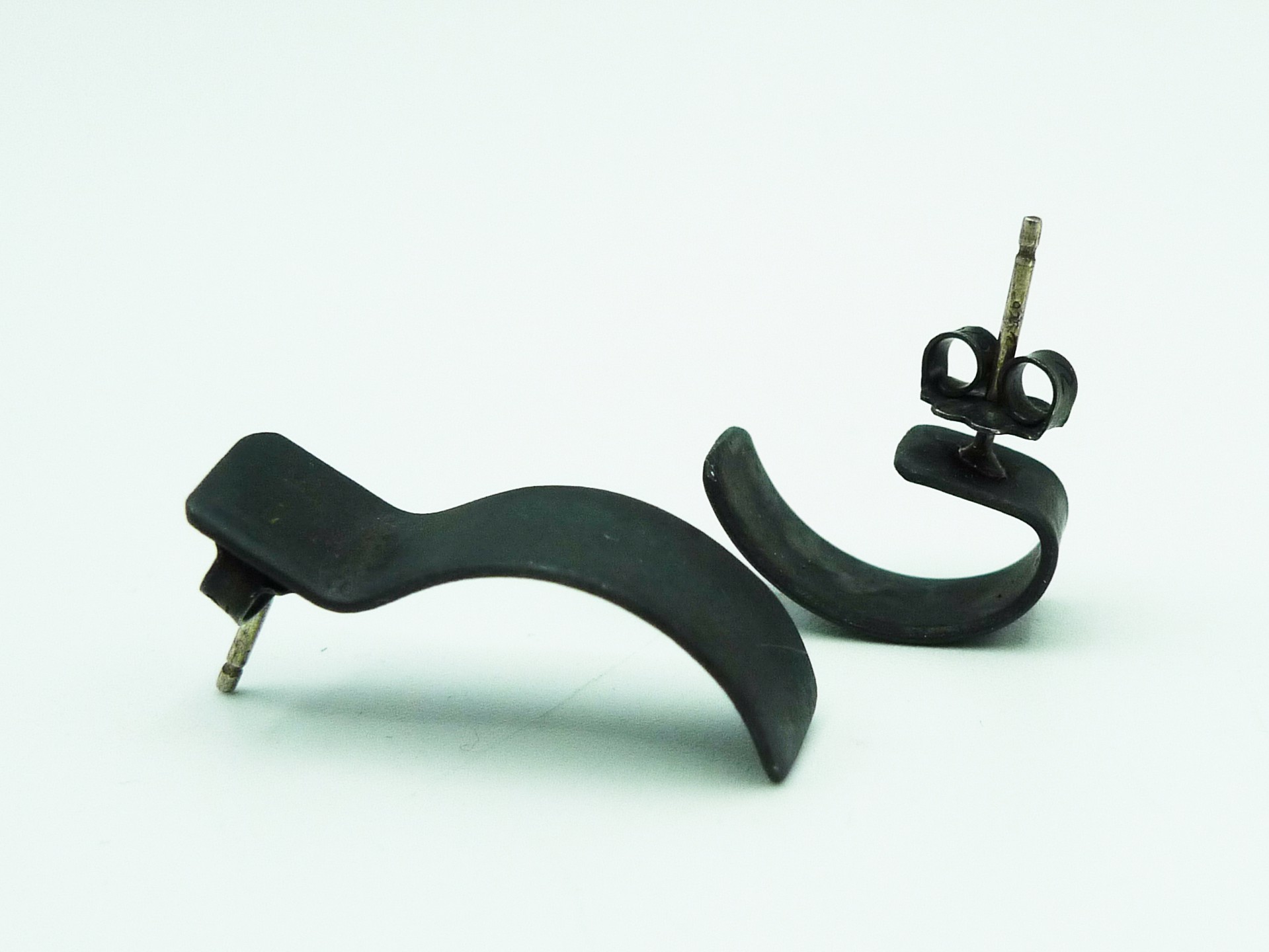 Asymmetrical Demi Hoop Earrings by Susanne Henry