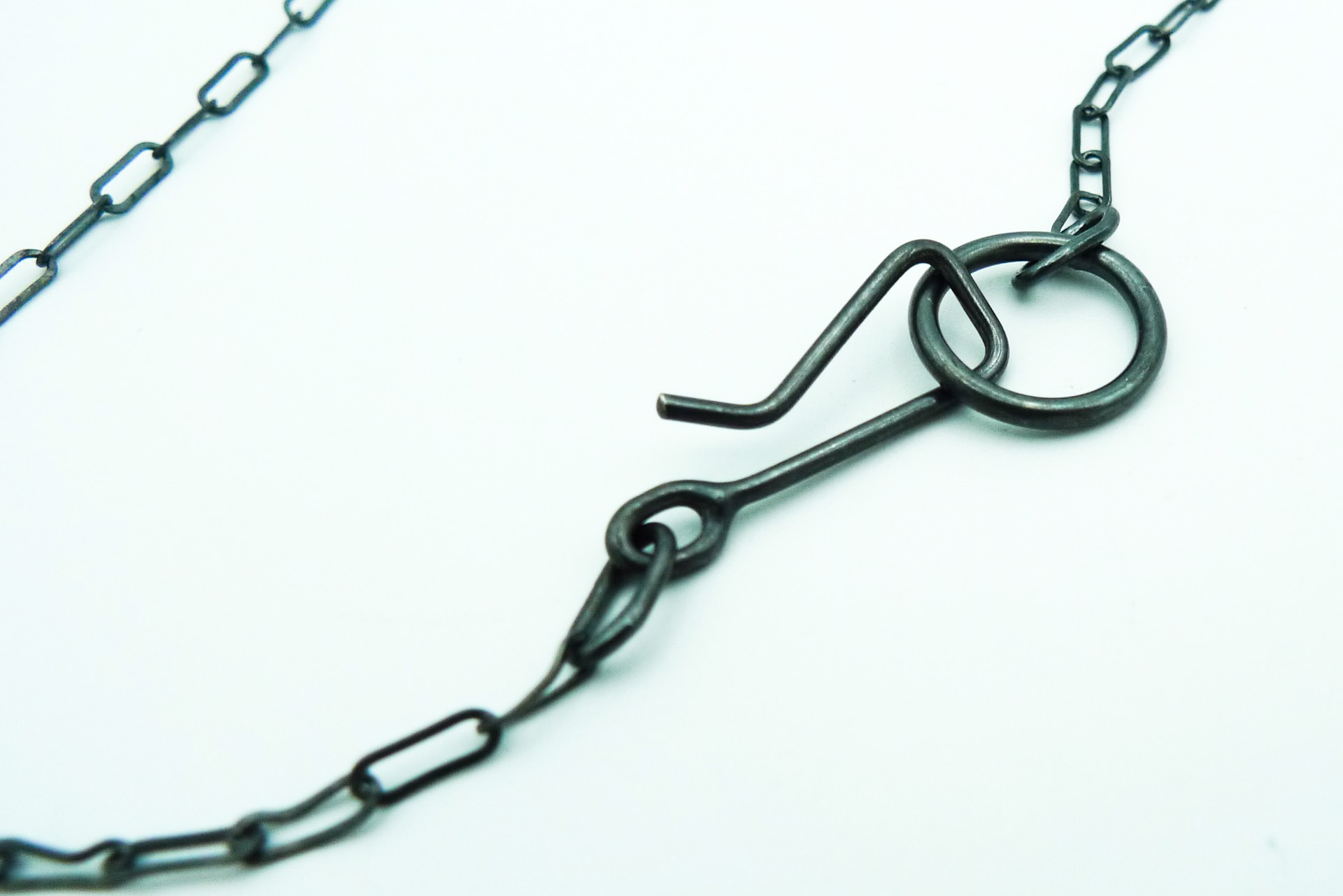 Oxidized Folded Necklace by Lauren Markley