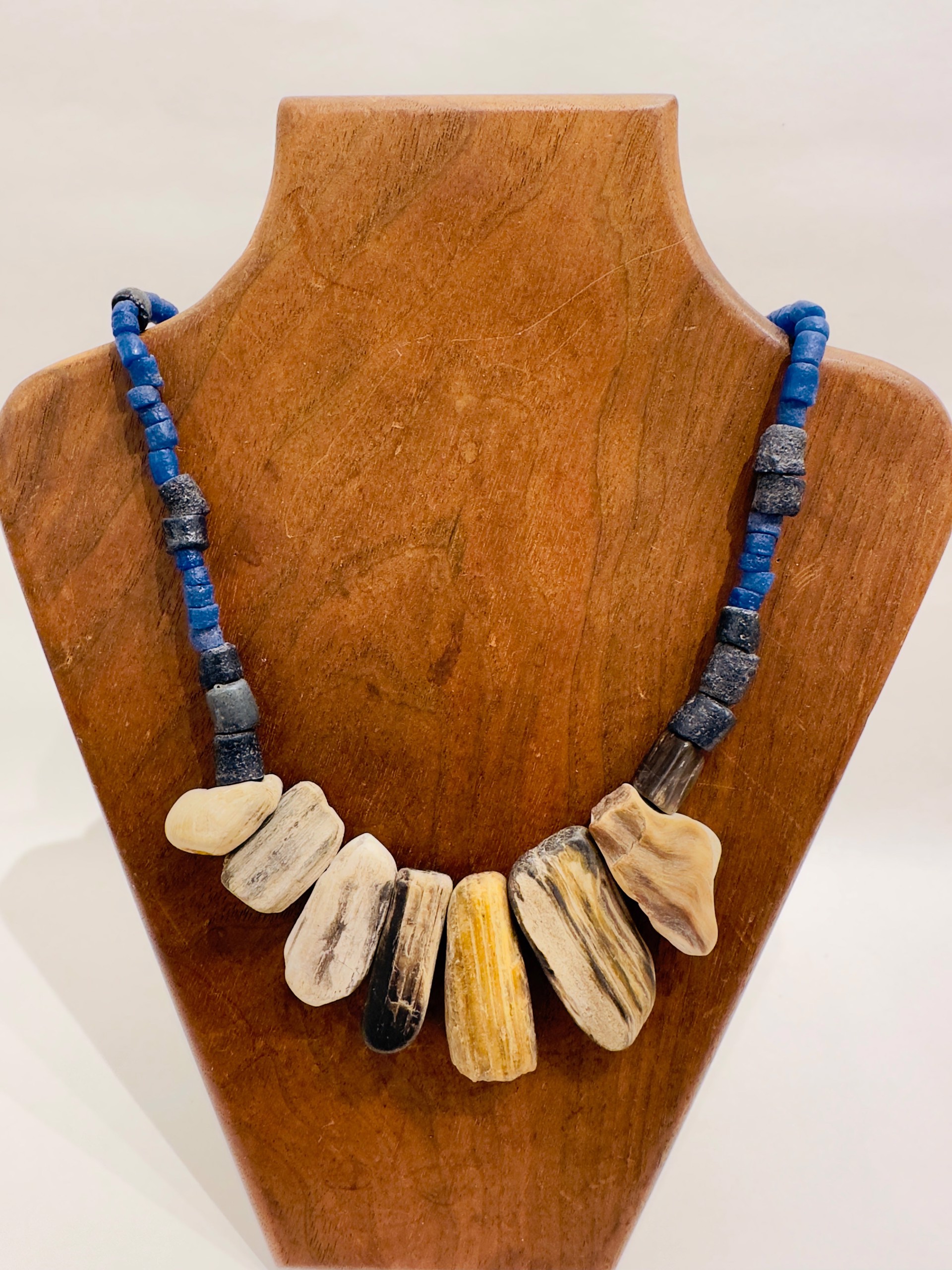 Smooth Stone - Necklace by Jeannie Ortiz by Jeannie Ortiz