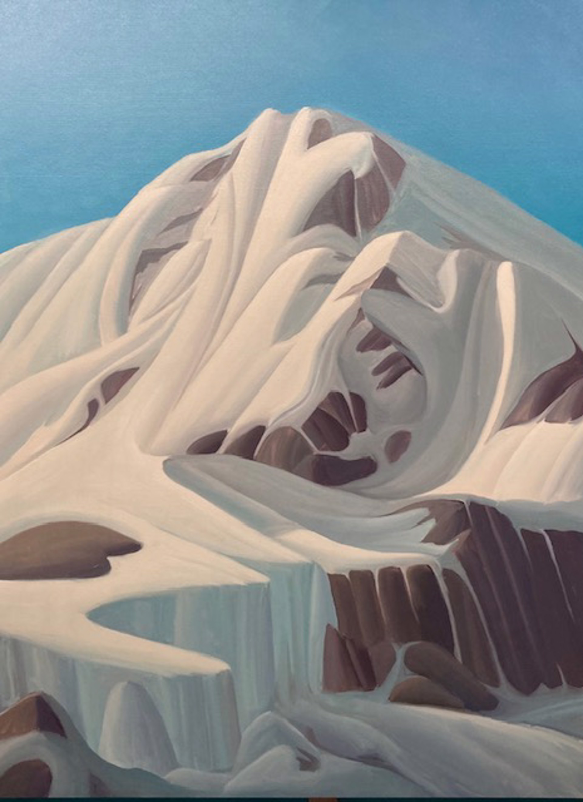 Mount Athabasca Glacier by Kenneth Harrison