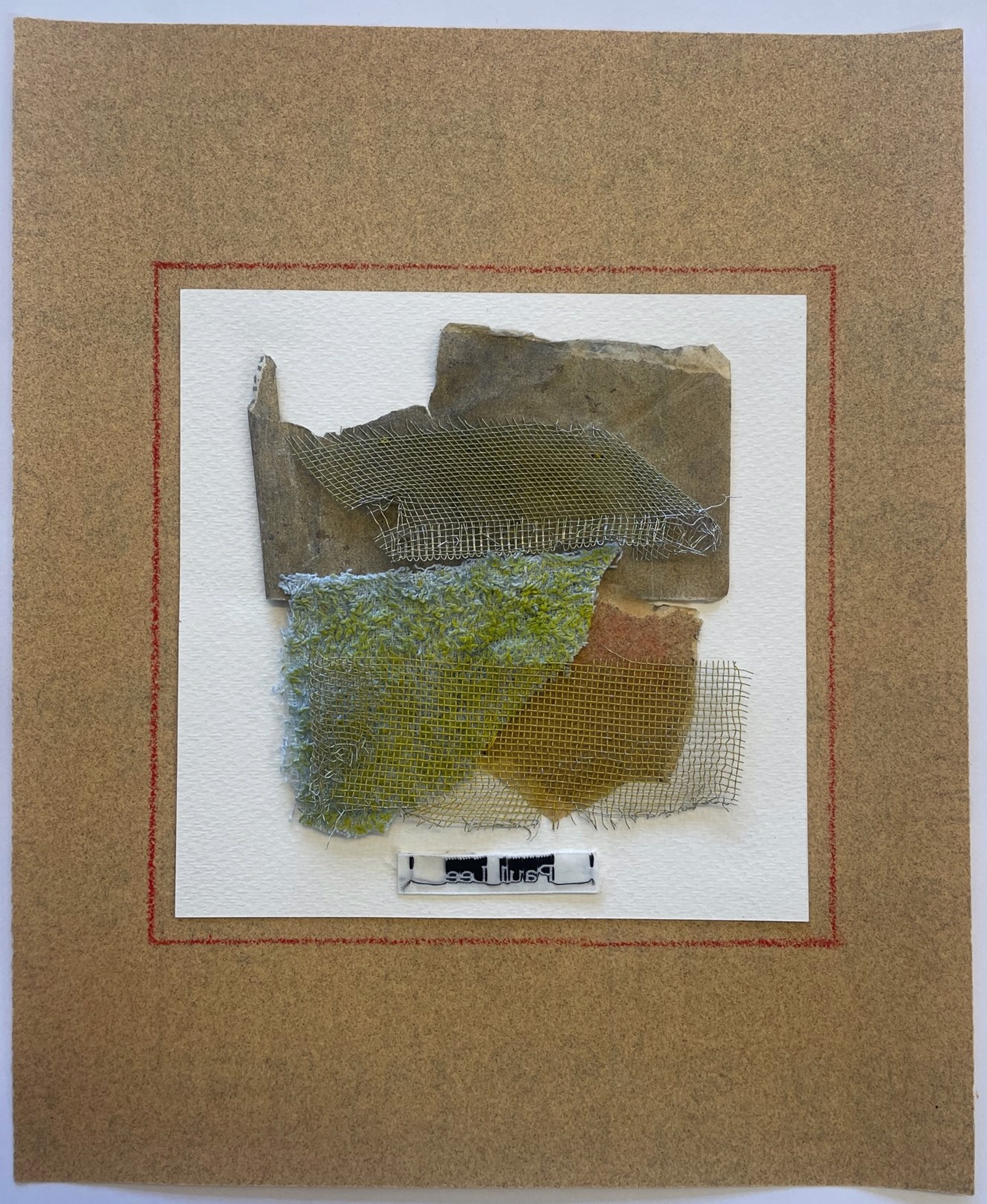 Sandpaper Collage No. 4 by Paul Lee