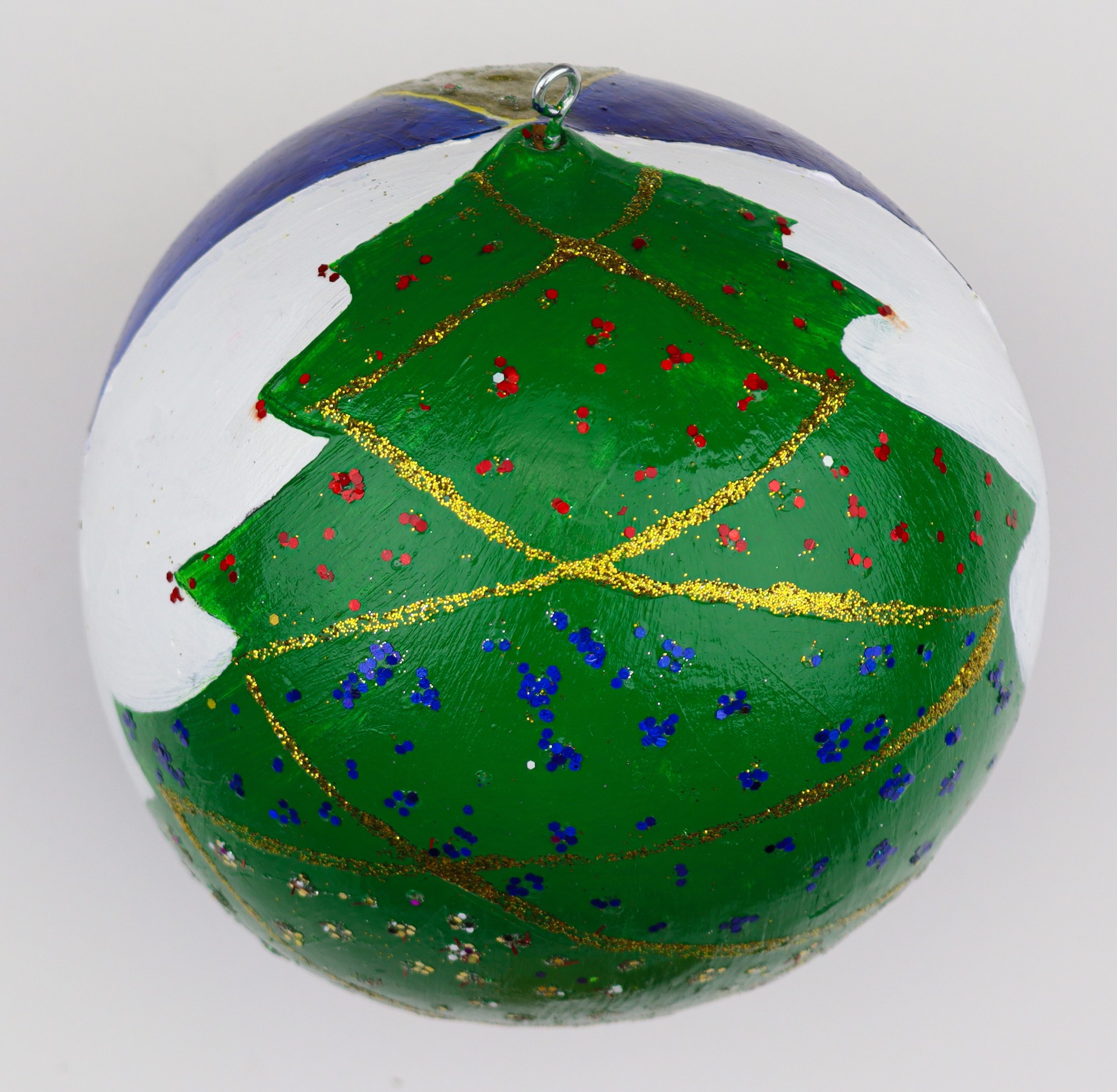 Tree & Star (gourd ornament) by Toni Lane