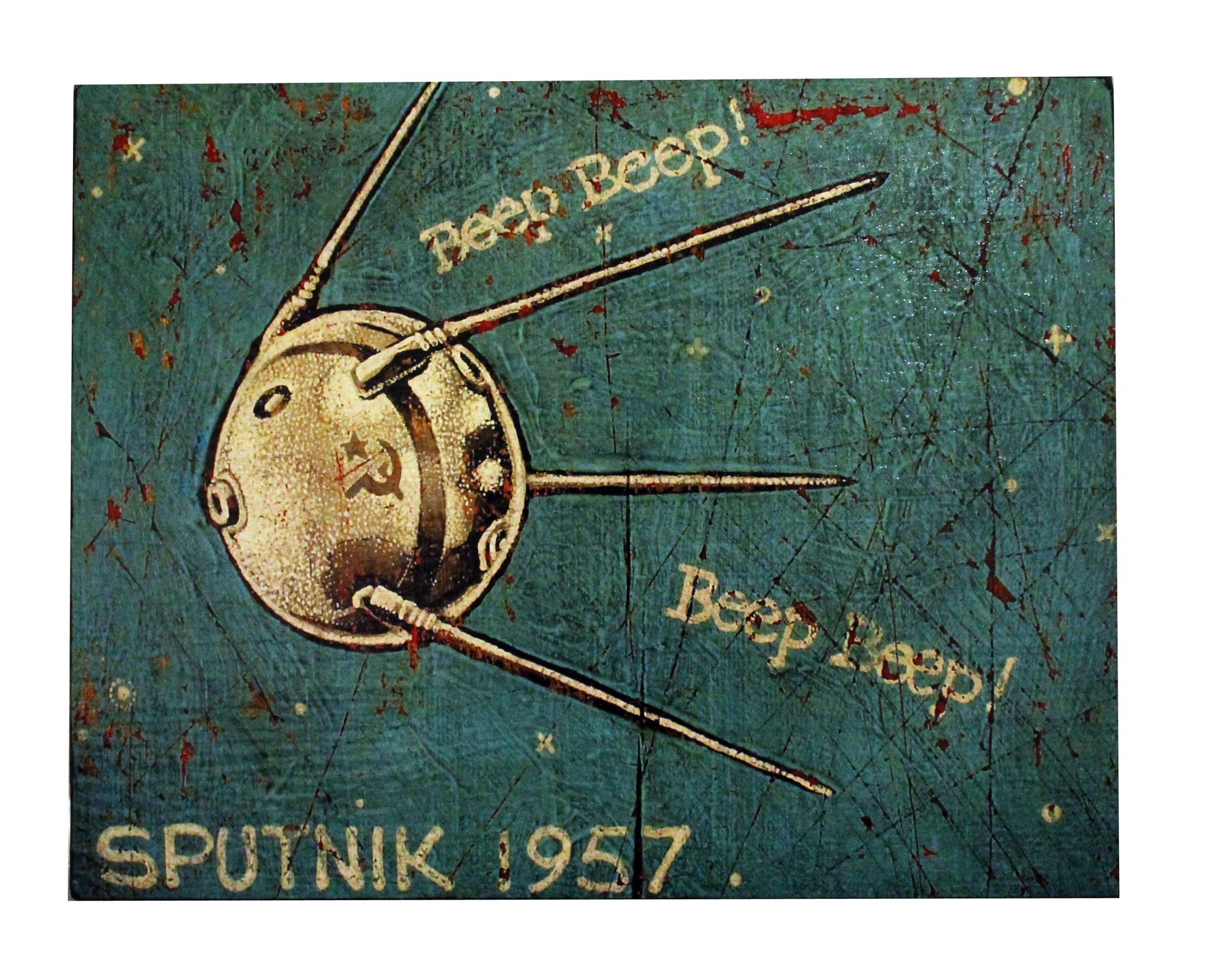 Sputnik 57 12/15 by Jon Langford