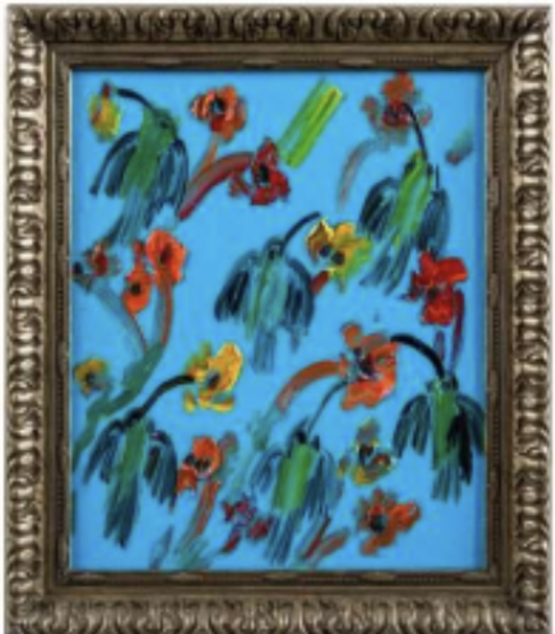 Hummingbirds Blues by Hunt Slonem