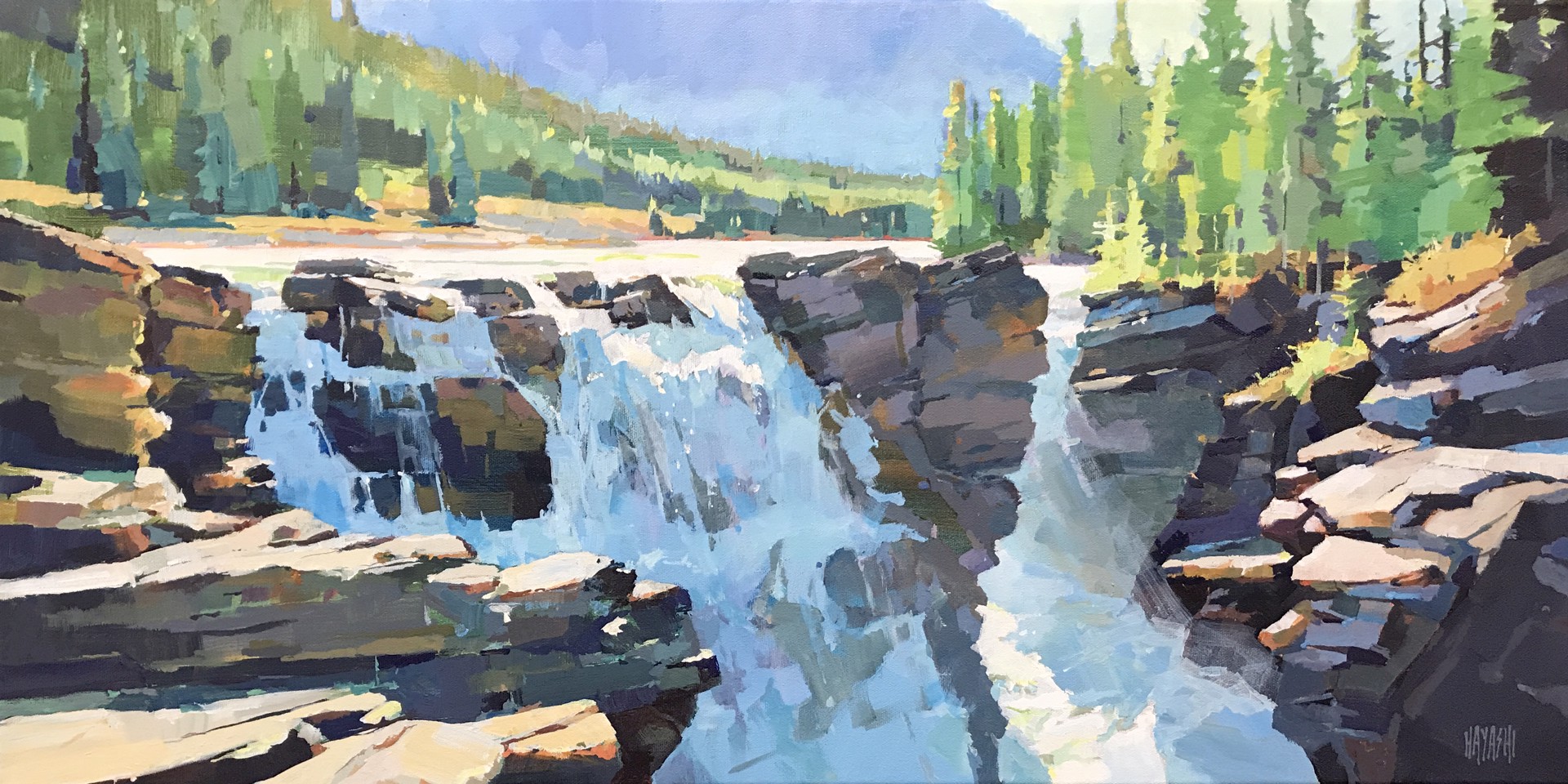 Athabasca Water Wall by Randy Hayashi