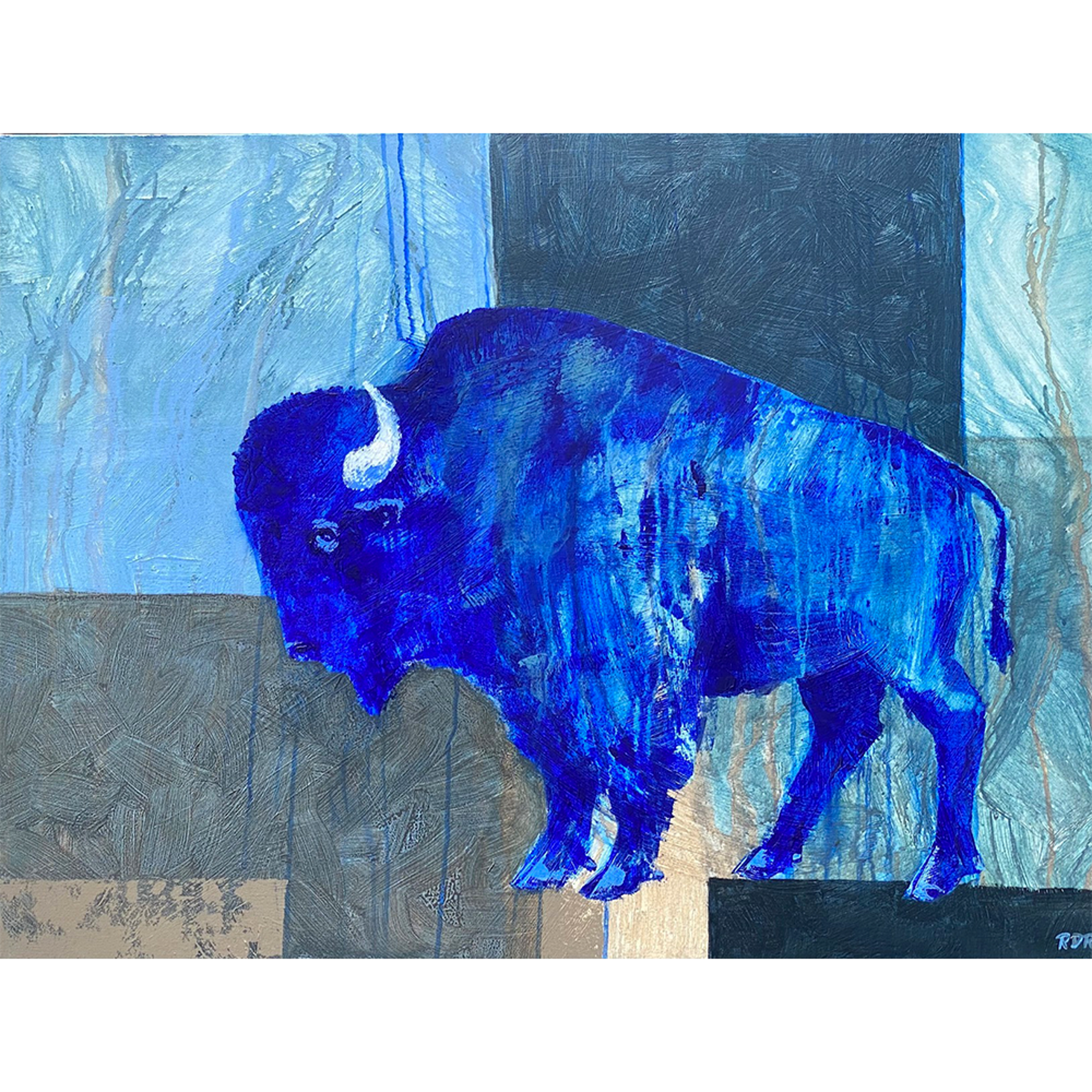Cold Canyon Bison by Ron Russon