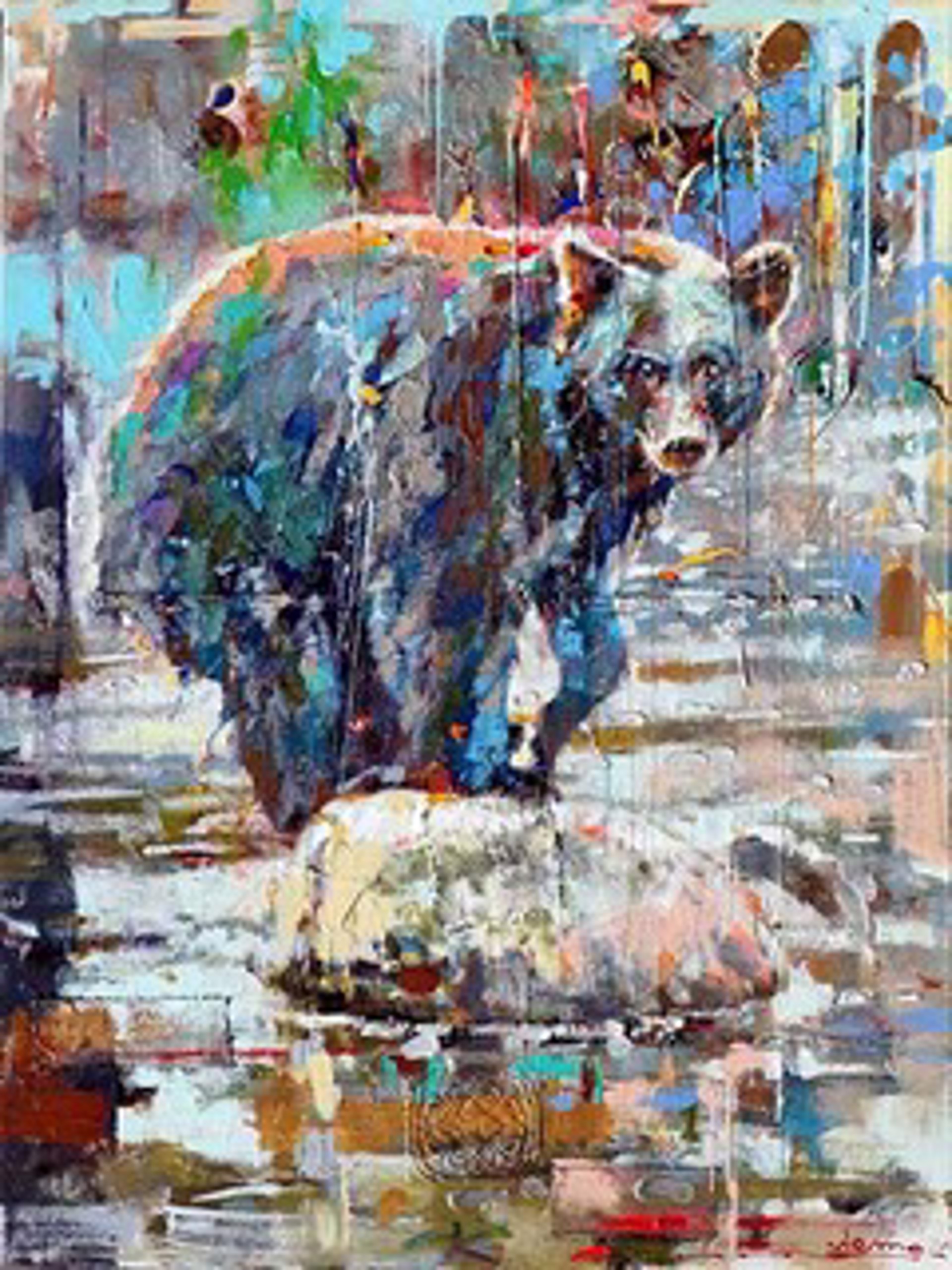 Bear in River 188365 by Victor Colesnicenco (Nemo)