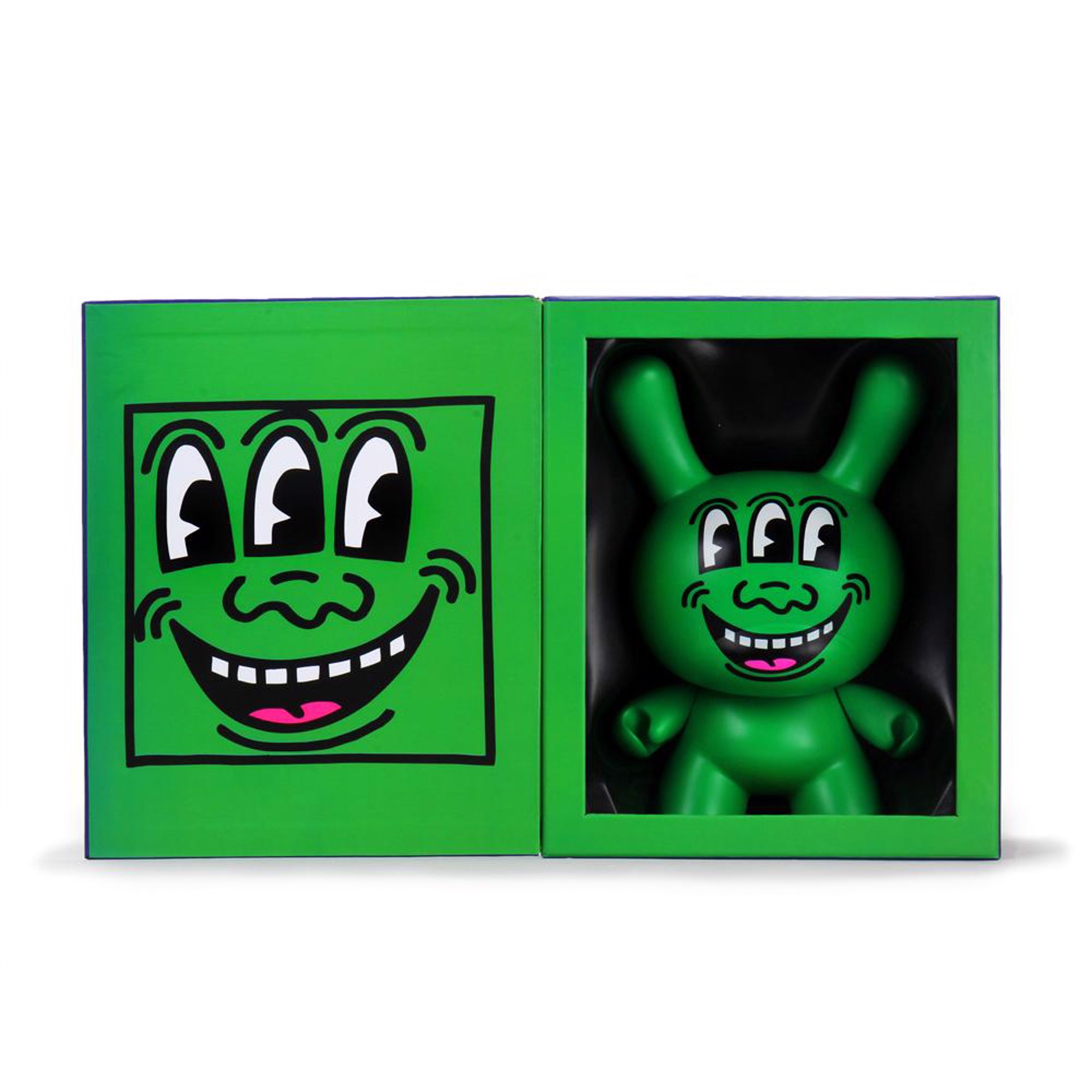 8” Keith Haring Masterpiece Dunny- Three Eyed Face by Keith Haring