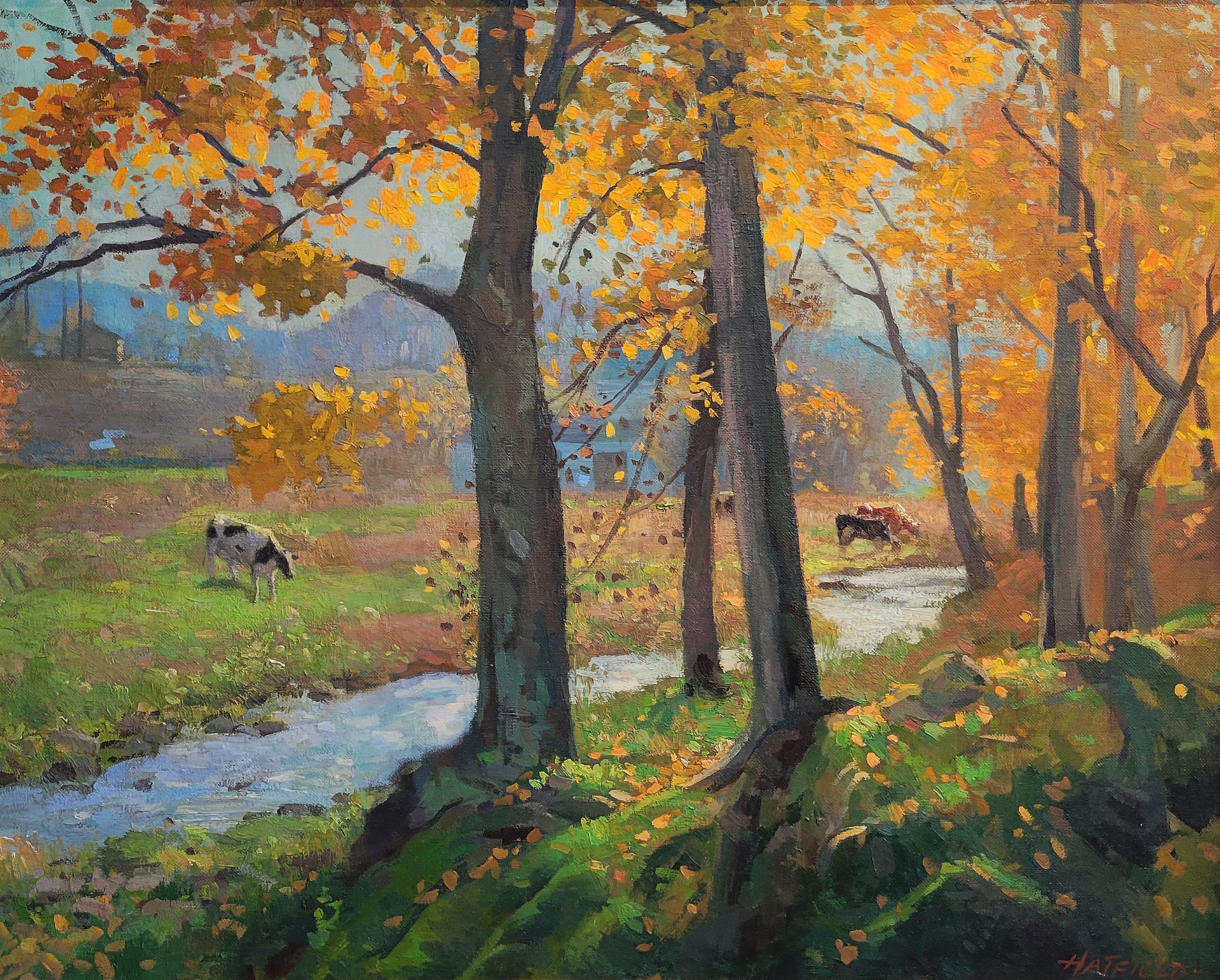 White Creek Autumn by David Hatfield