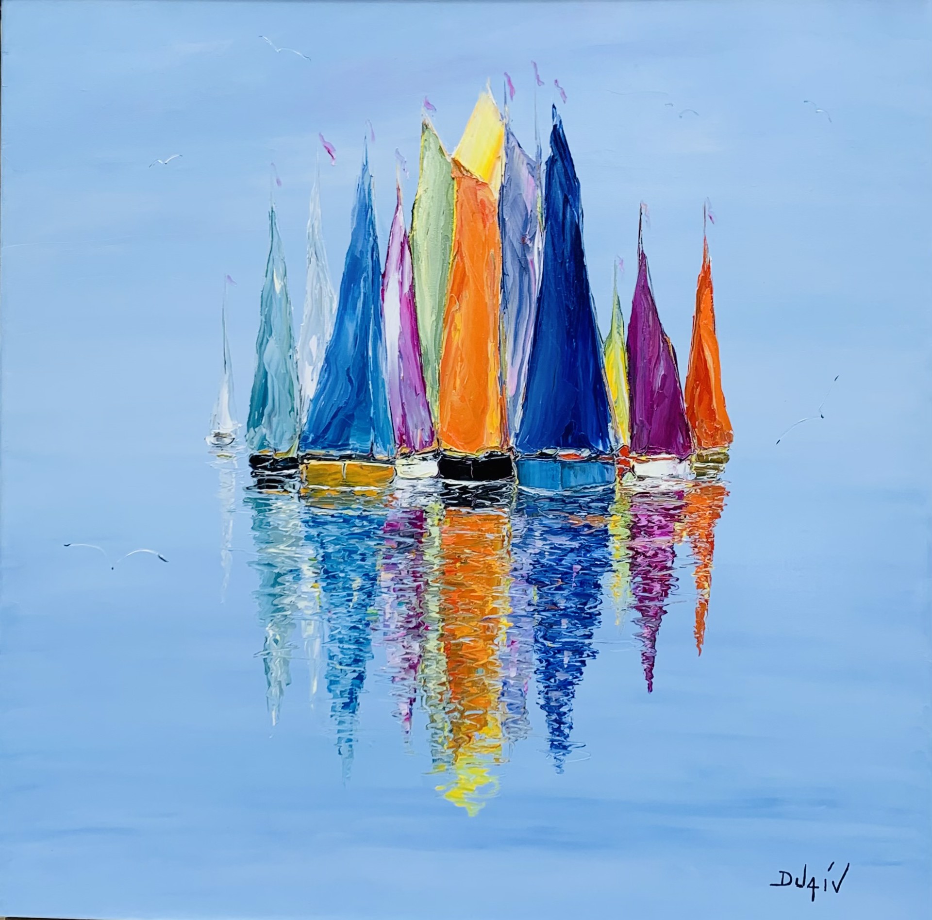 Sails on the Blue by Duaiv