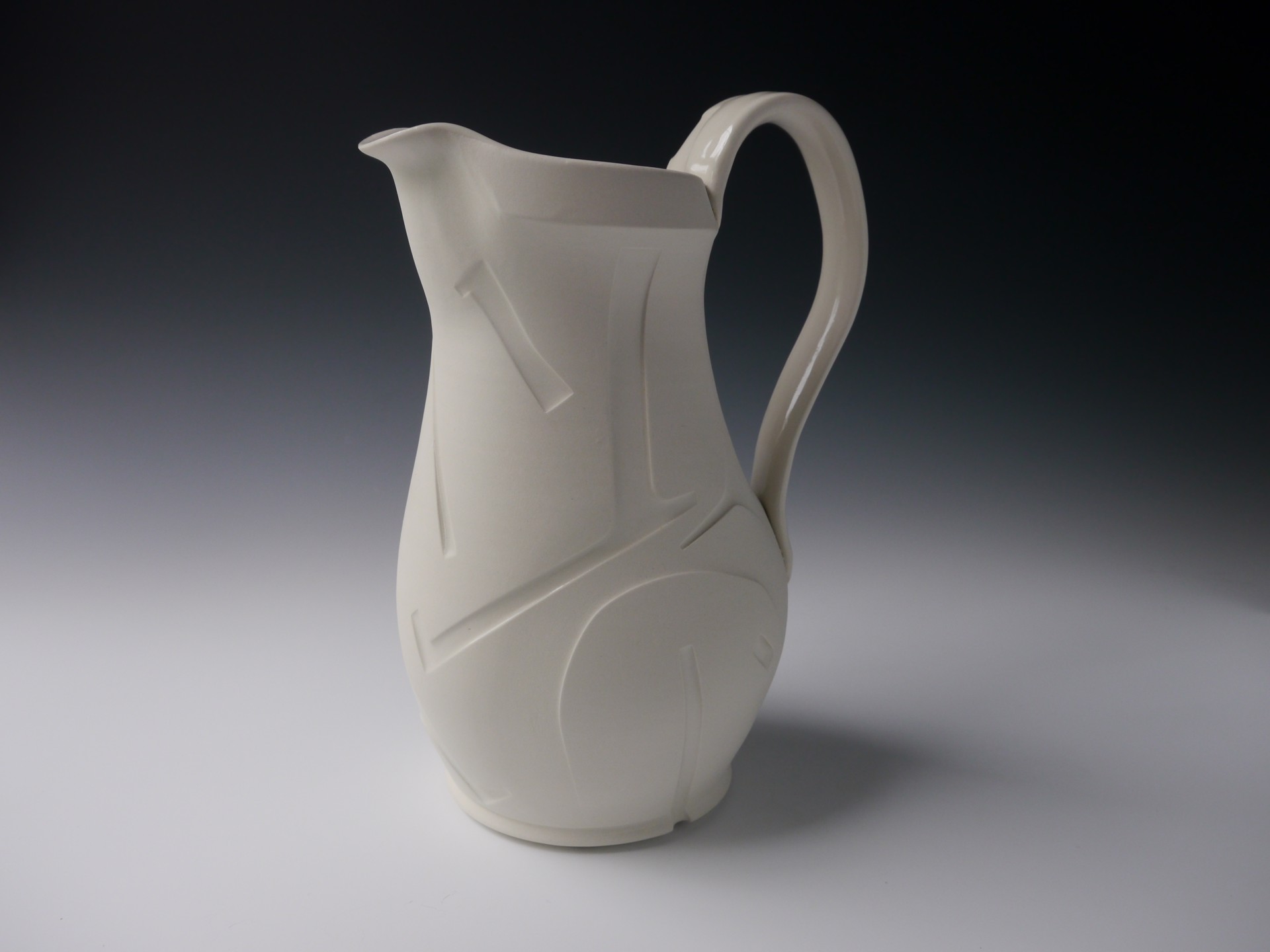Bare Pitcher With Clear Interior and Acc by Steve Kelly
