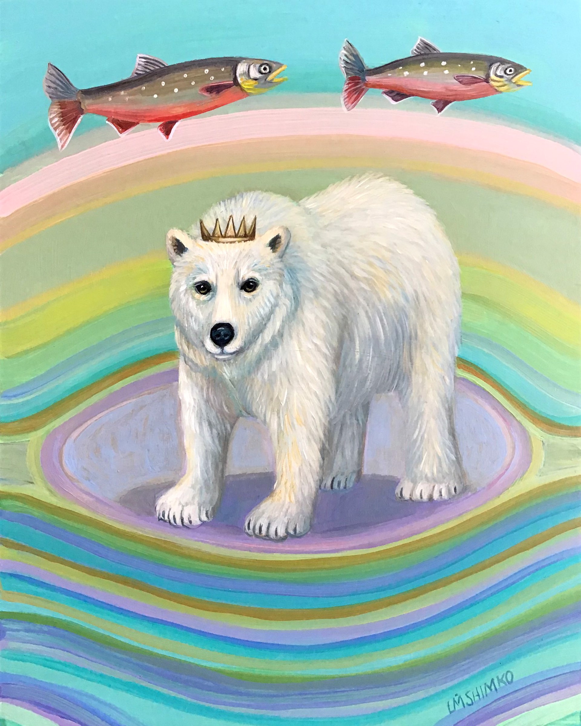 Polar Bear Dream II by Lisa Shimko