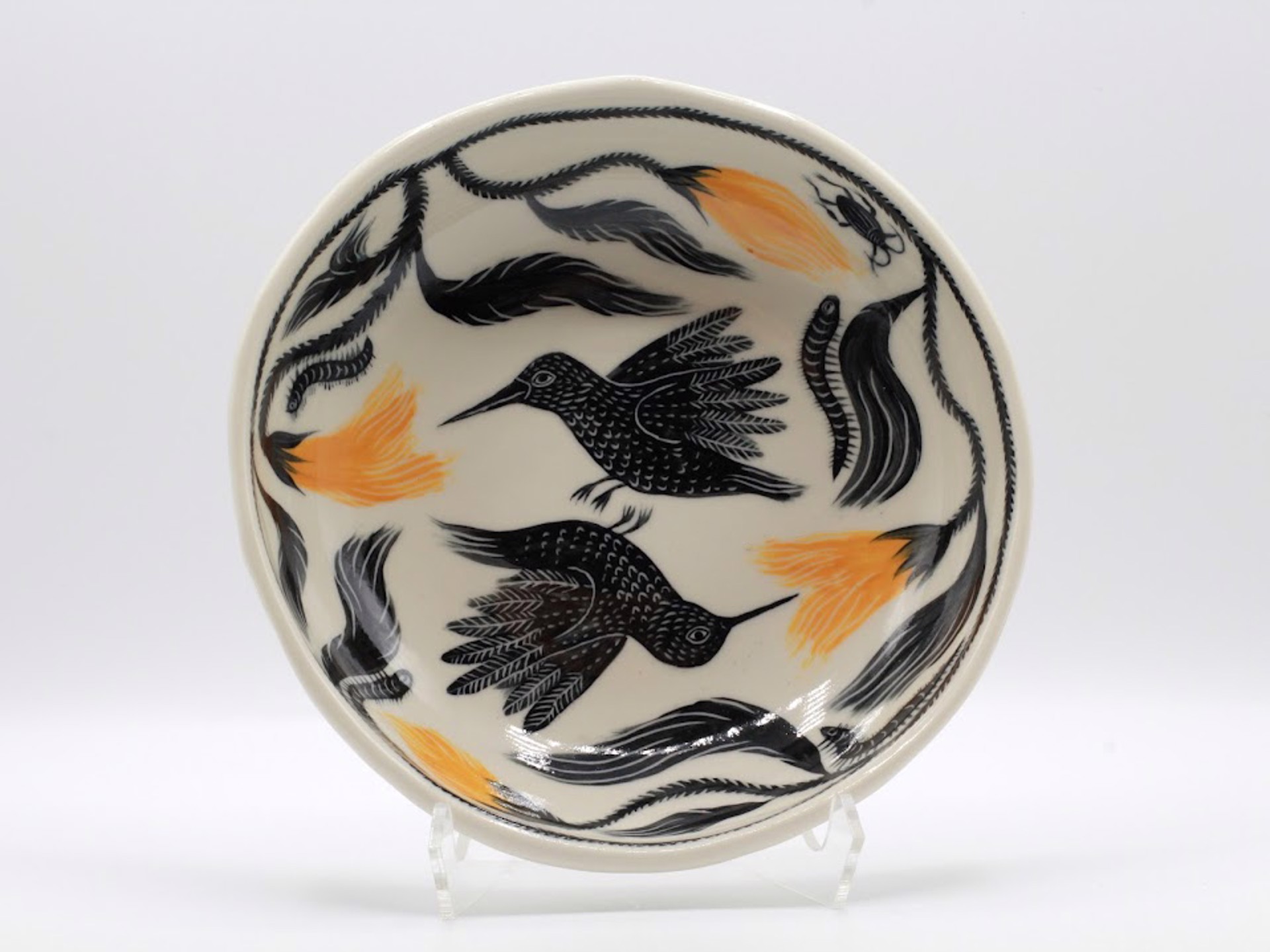 Hummingbird Small Bowl by Christine Sutton