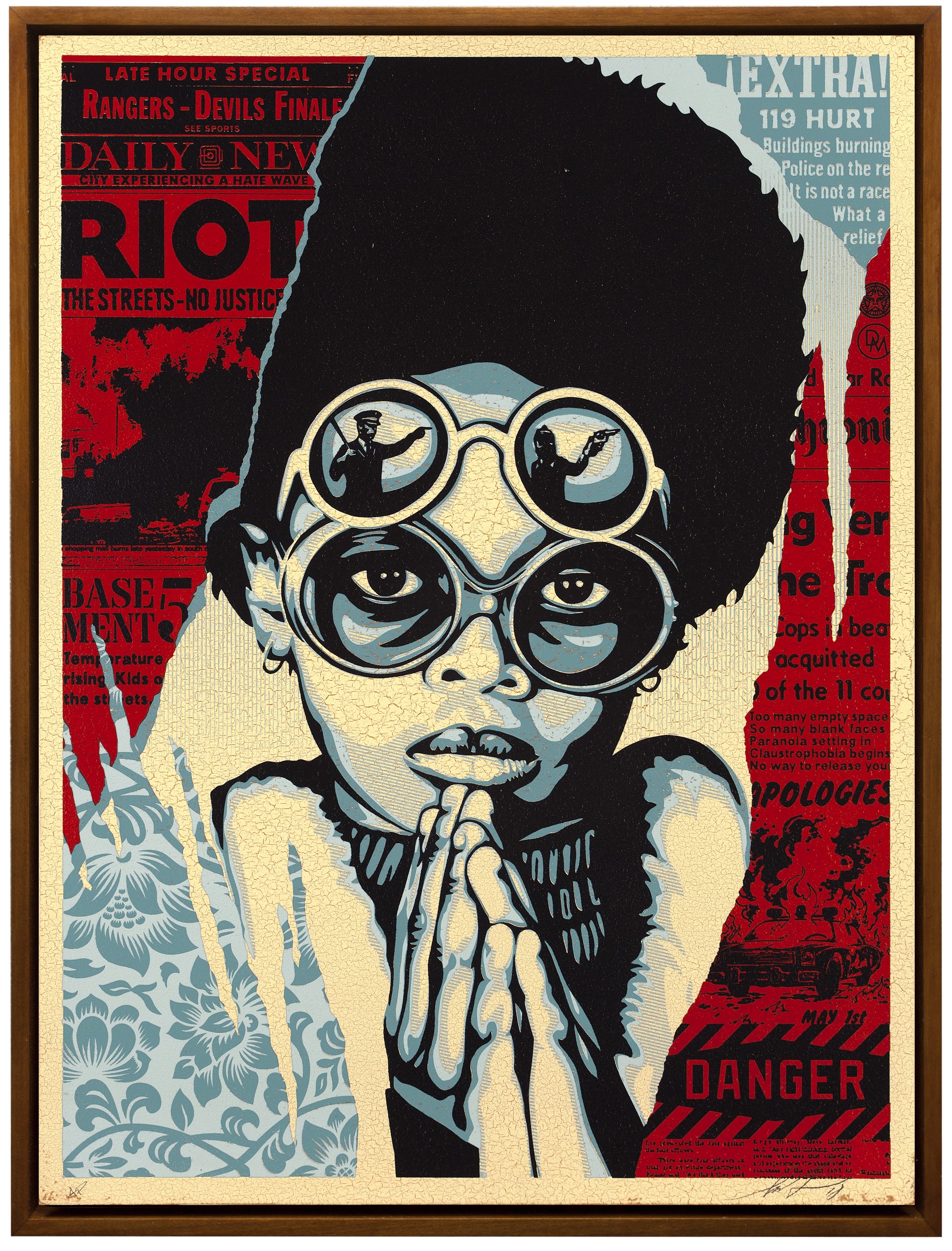 Late Hour Riot by Shepard Fairey / Limited editions