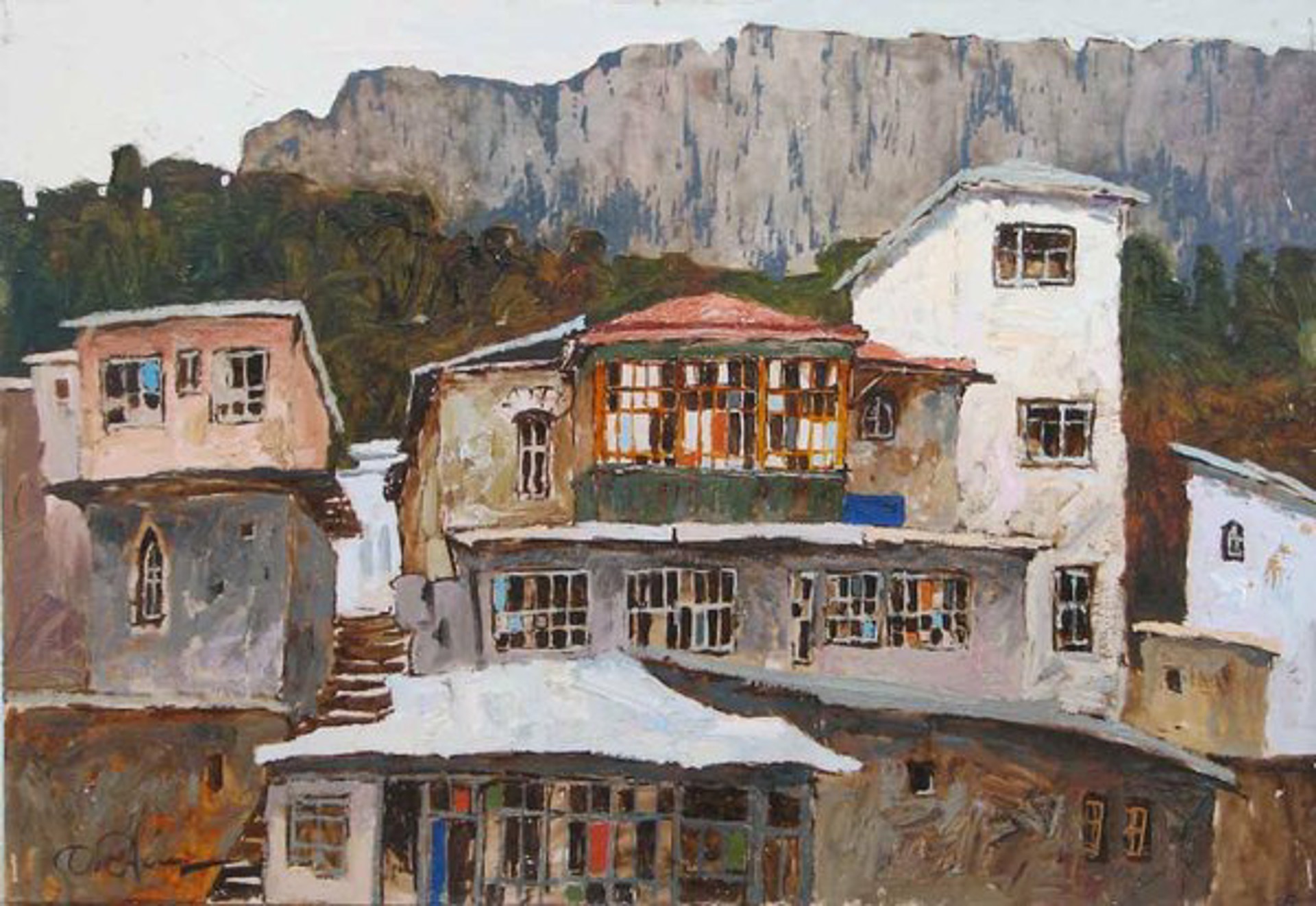 Homes In Alupka by Denis Sarazhin
