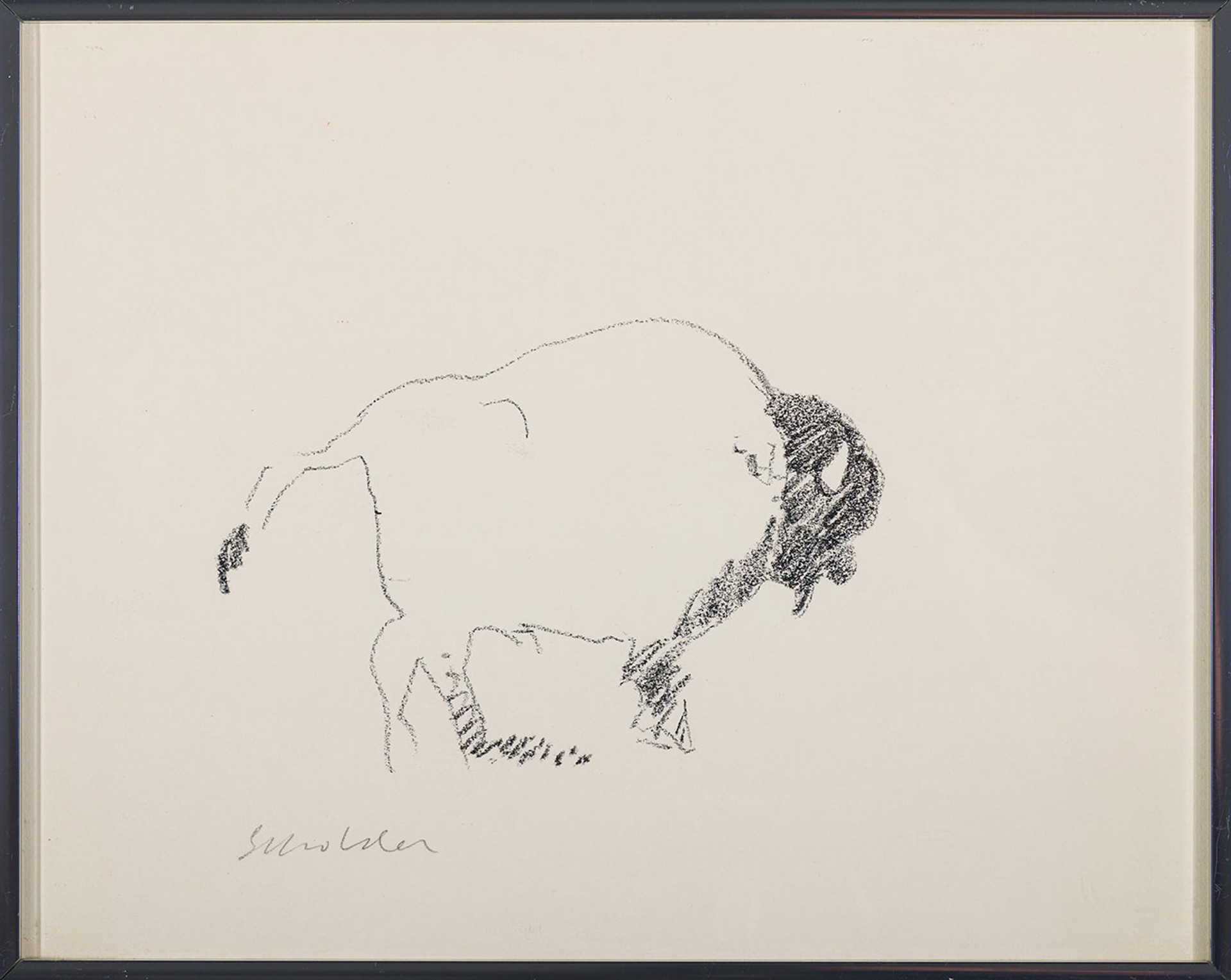 Buffalo by Fritz Scholder
