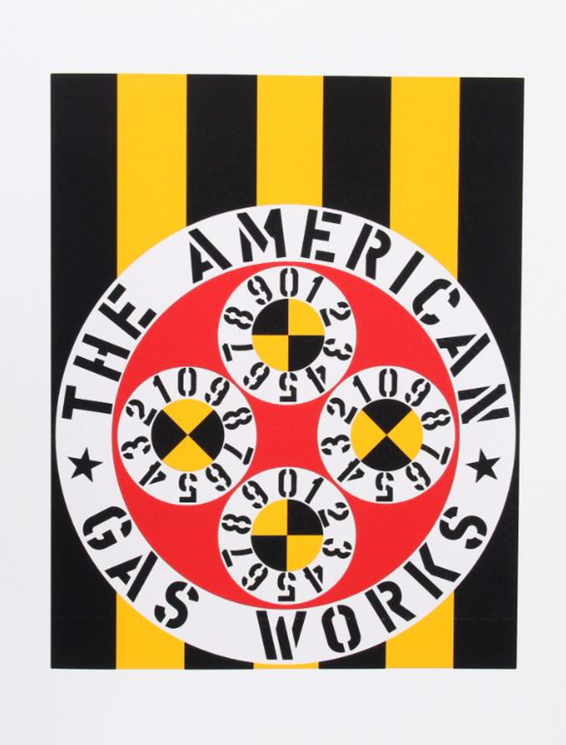 American Gas Works from The American Dream Portfolio by Robert Indiana