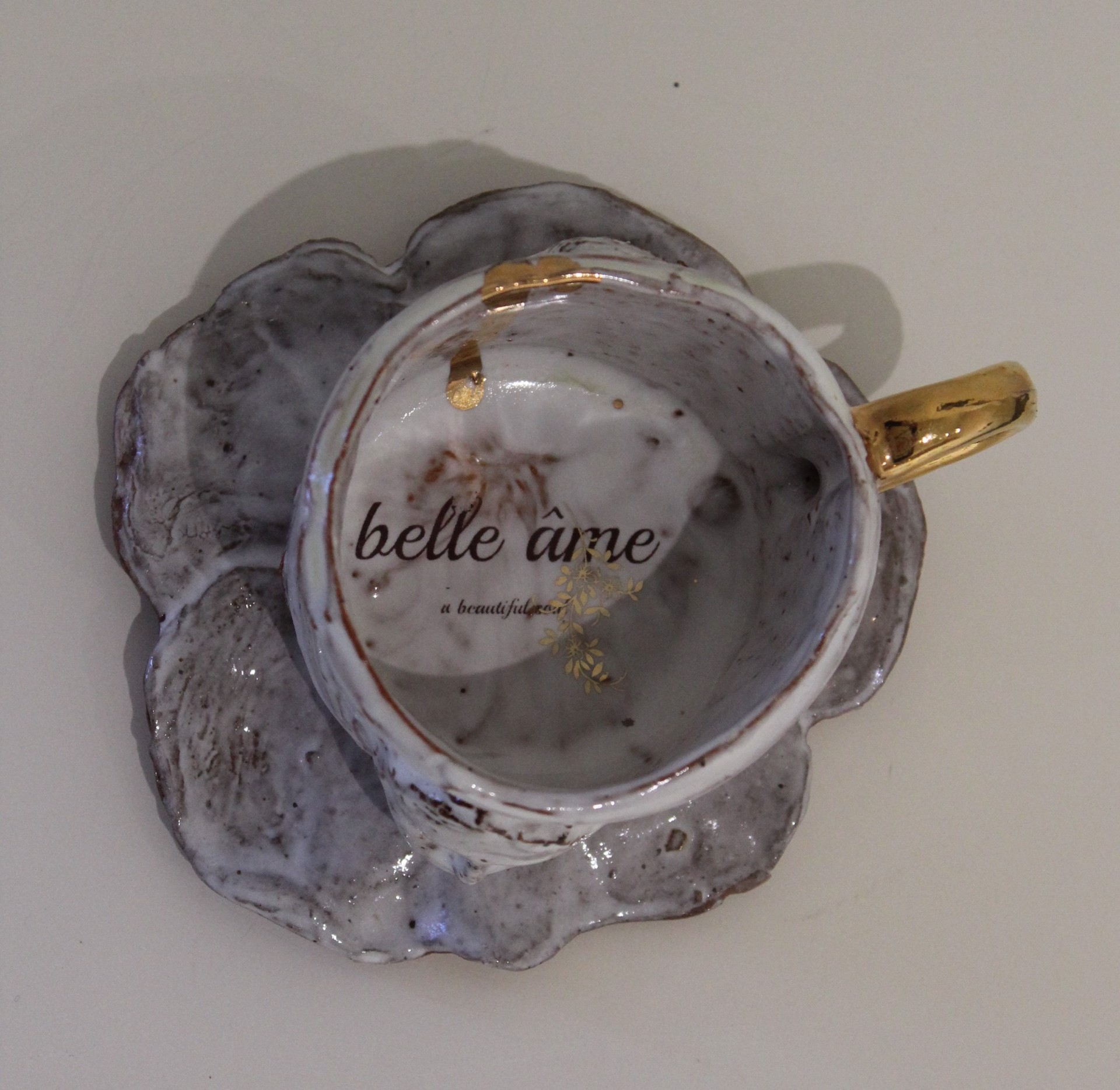 Espresso Cup and Saucer 1 (belle ame) by Therese Knowles