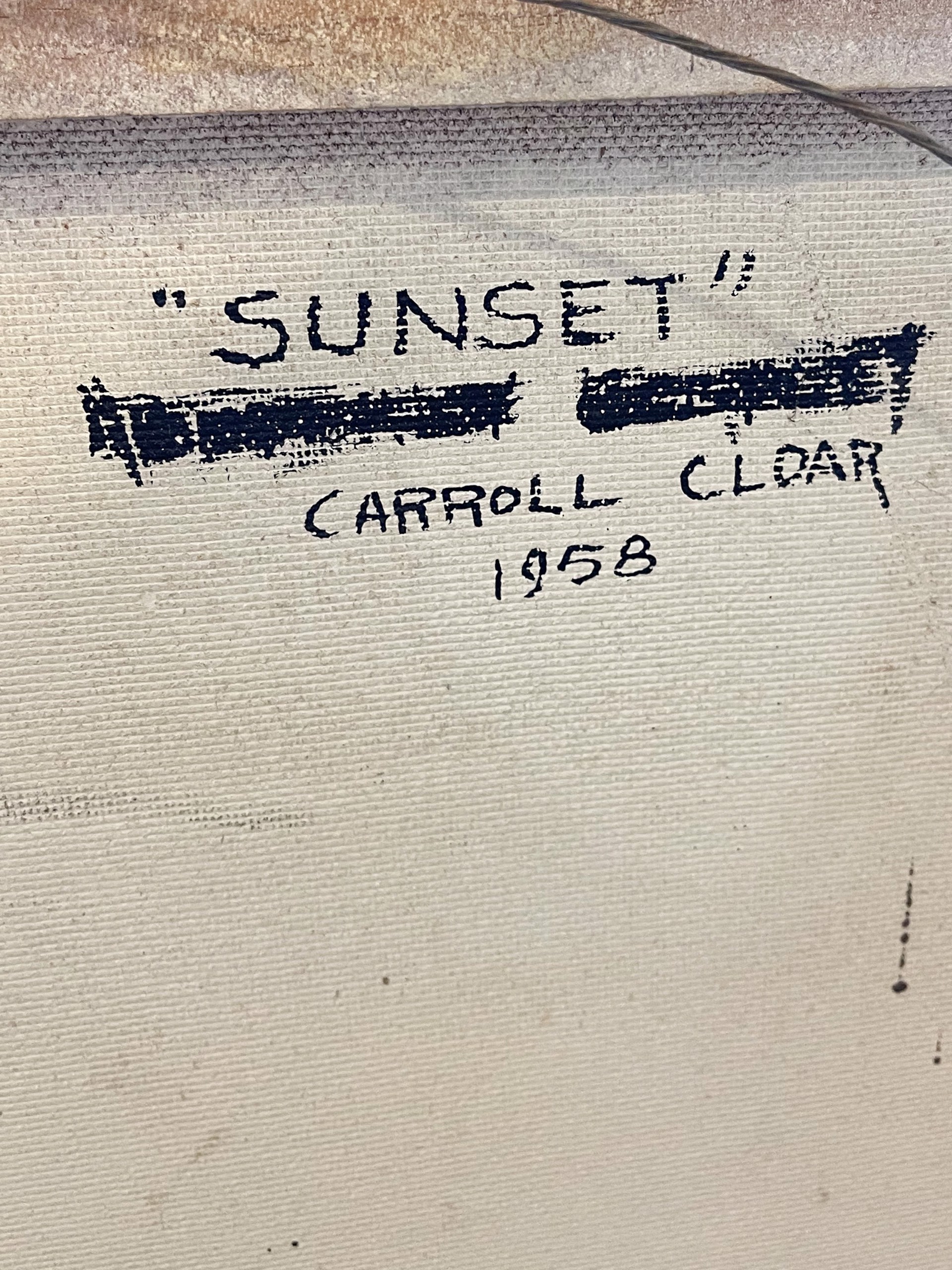 Sunset by Carroll Cloar