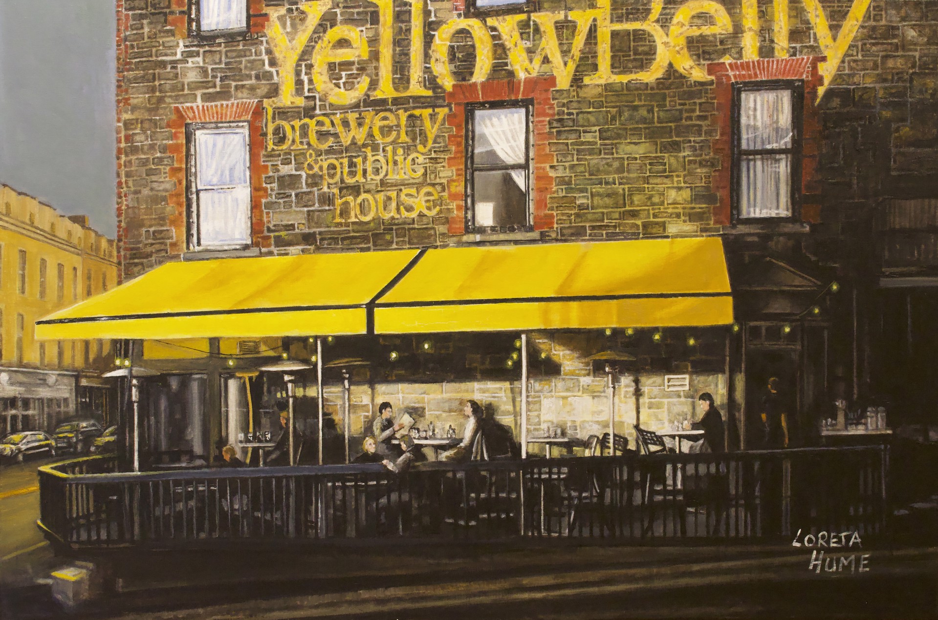 Happy Hour at the YellowBelly, St John's by Loreta Hume