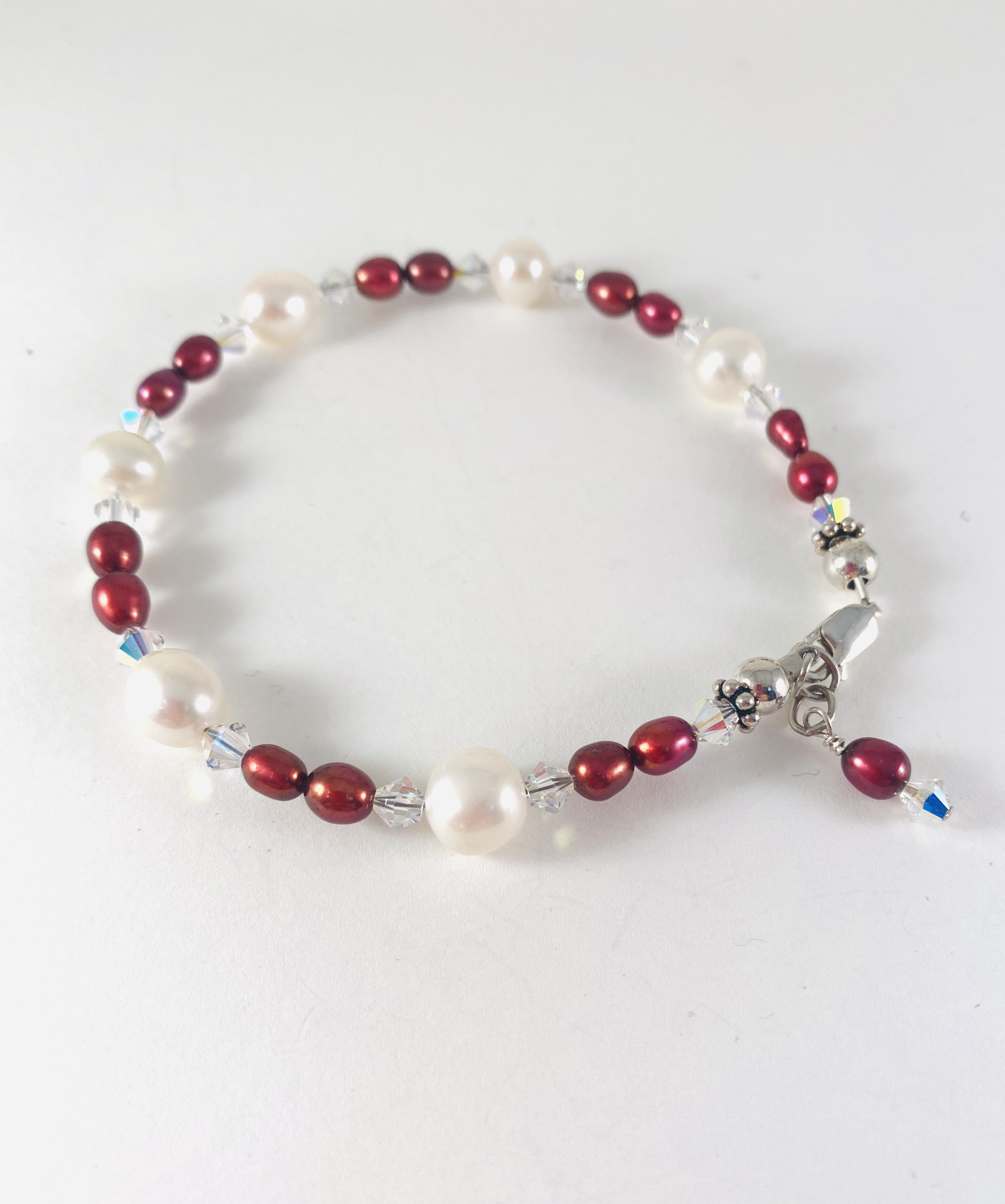 Pearl and Crystal Bracelet SHOSH20-56 by Shoshannah Weinisch