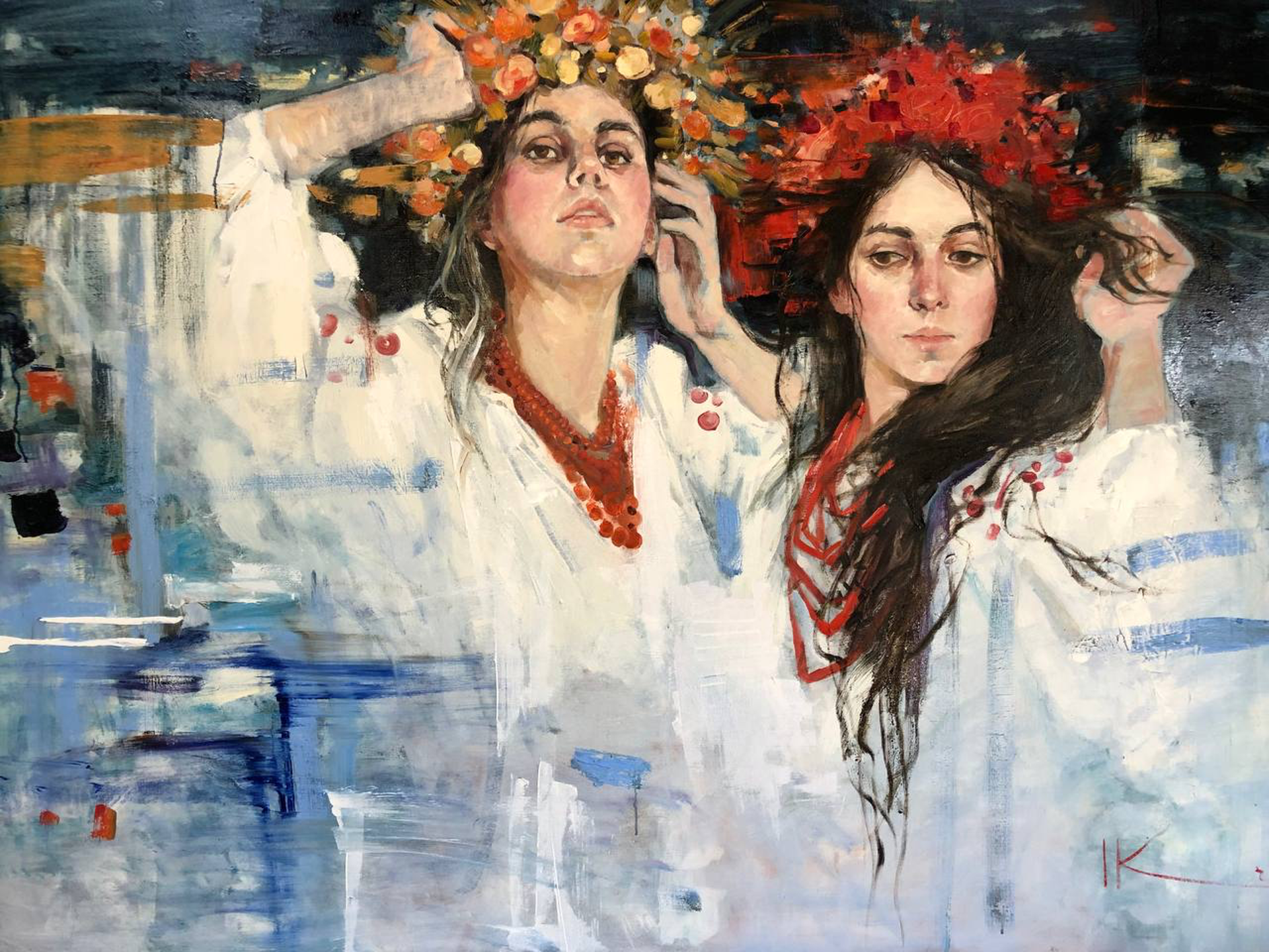 Ukrainian Beauty - Anna & Oksana by Iryna Kalyuzhna
