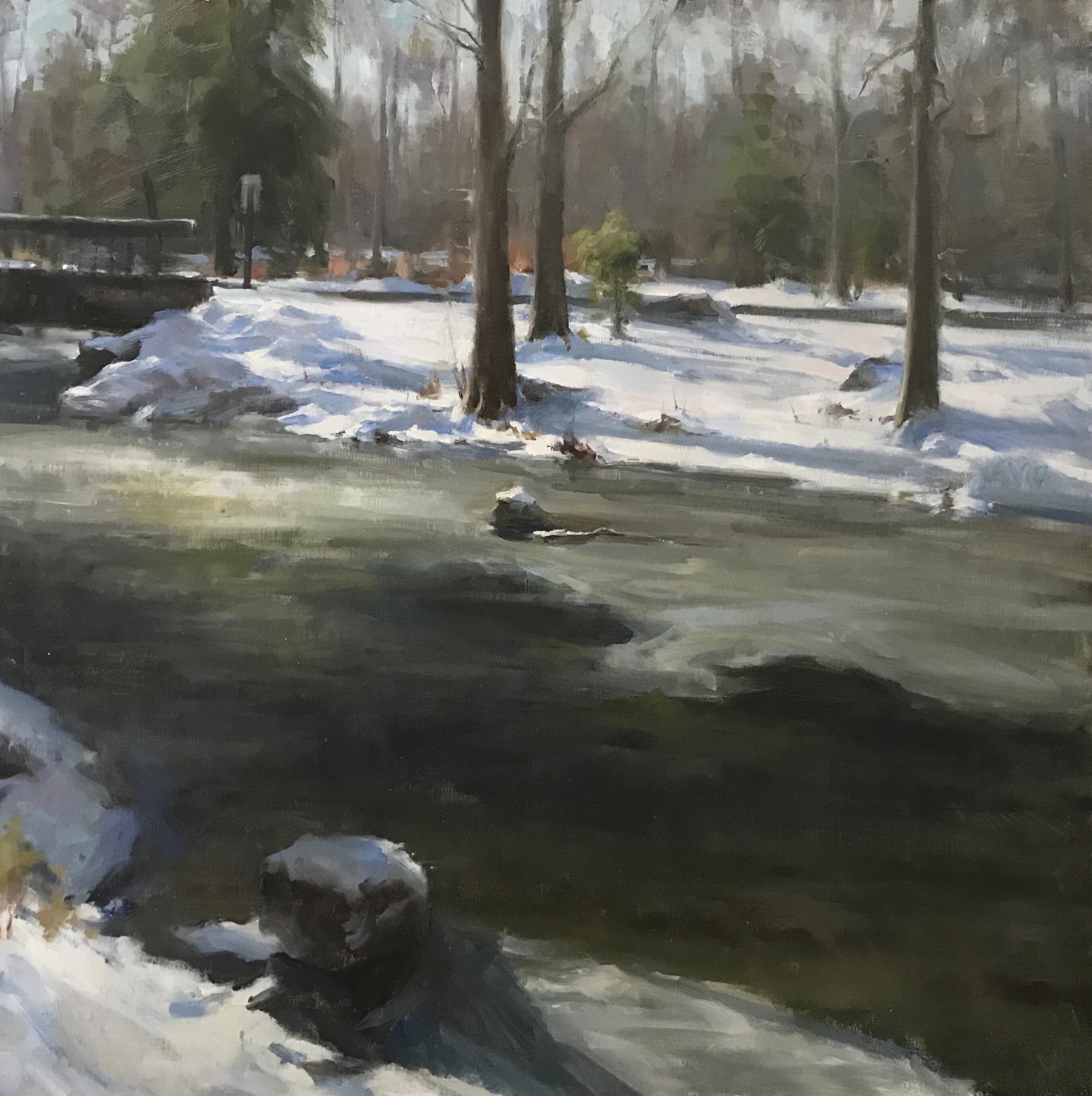 Bear Swamp Brook Winter by Kyle Ma