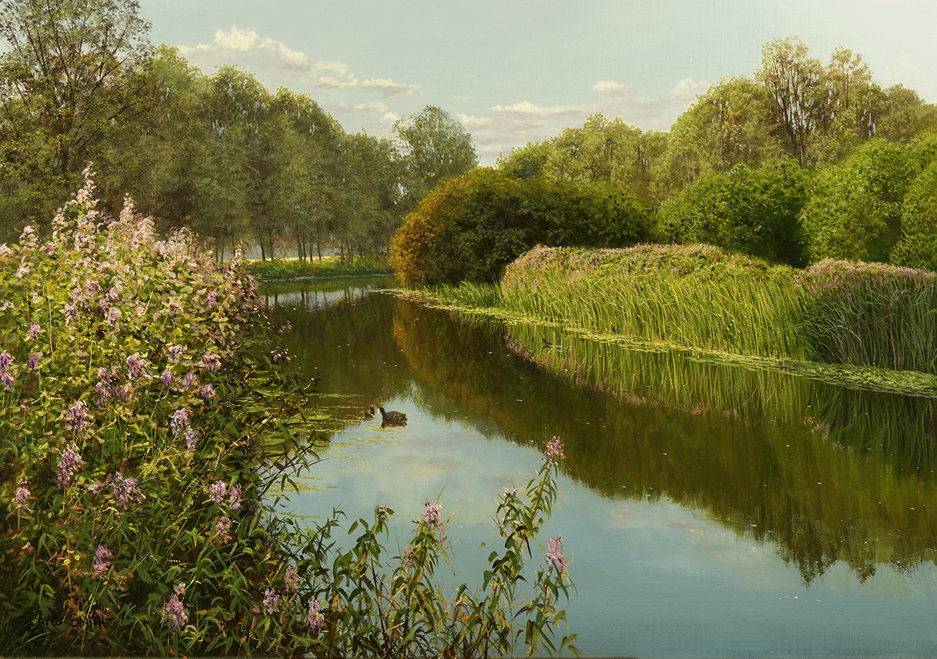 River Chelmer Boreham by David Smith